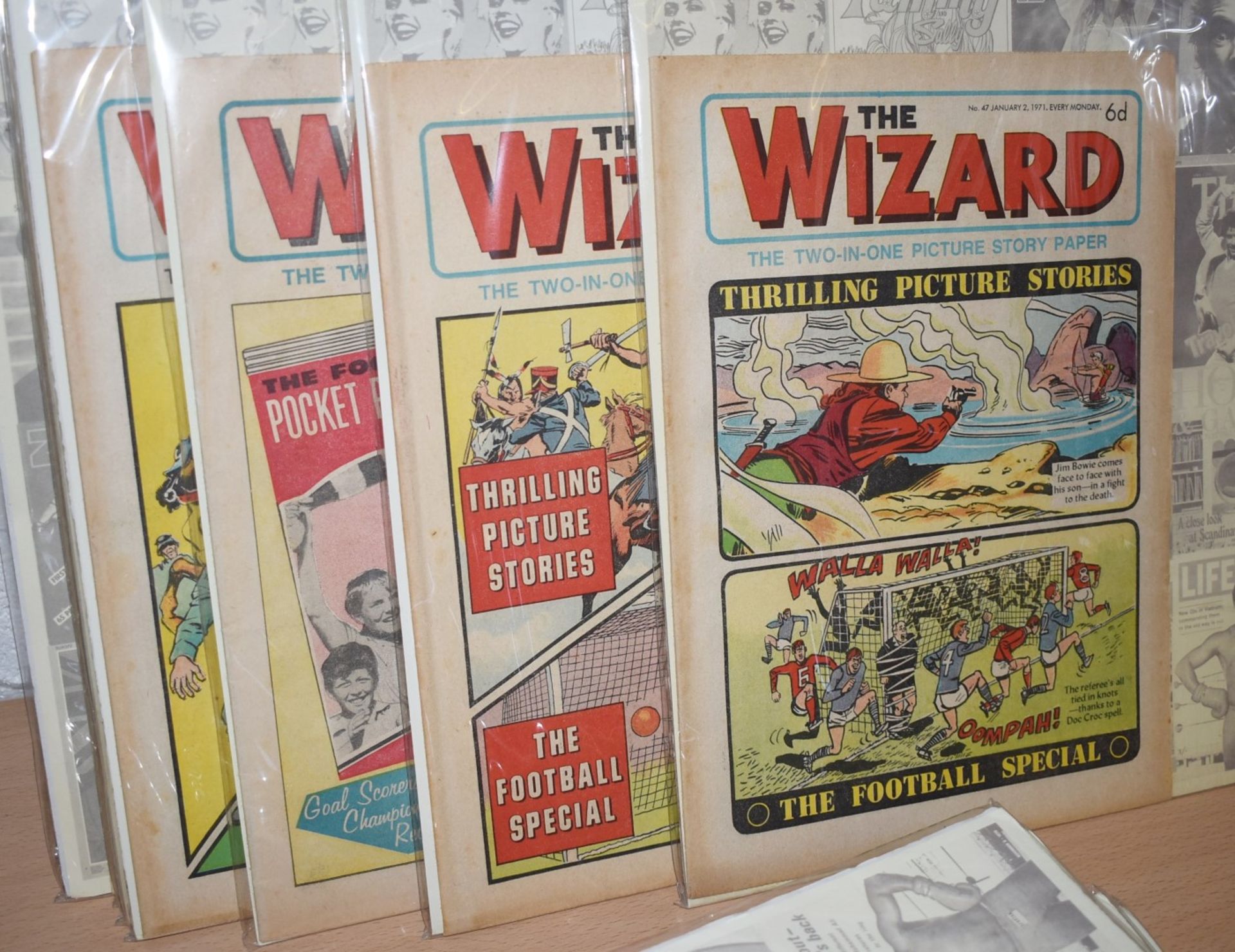 23 x Vintage WIZARD Comic Books Dated 1970 - Ref MB148 - CL431 - Individually Packaged in Protective - Image 7 of 7