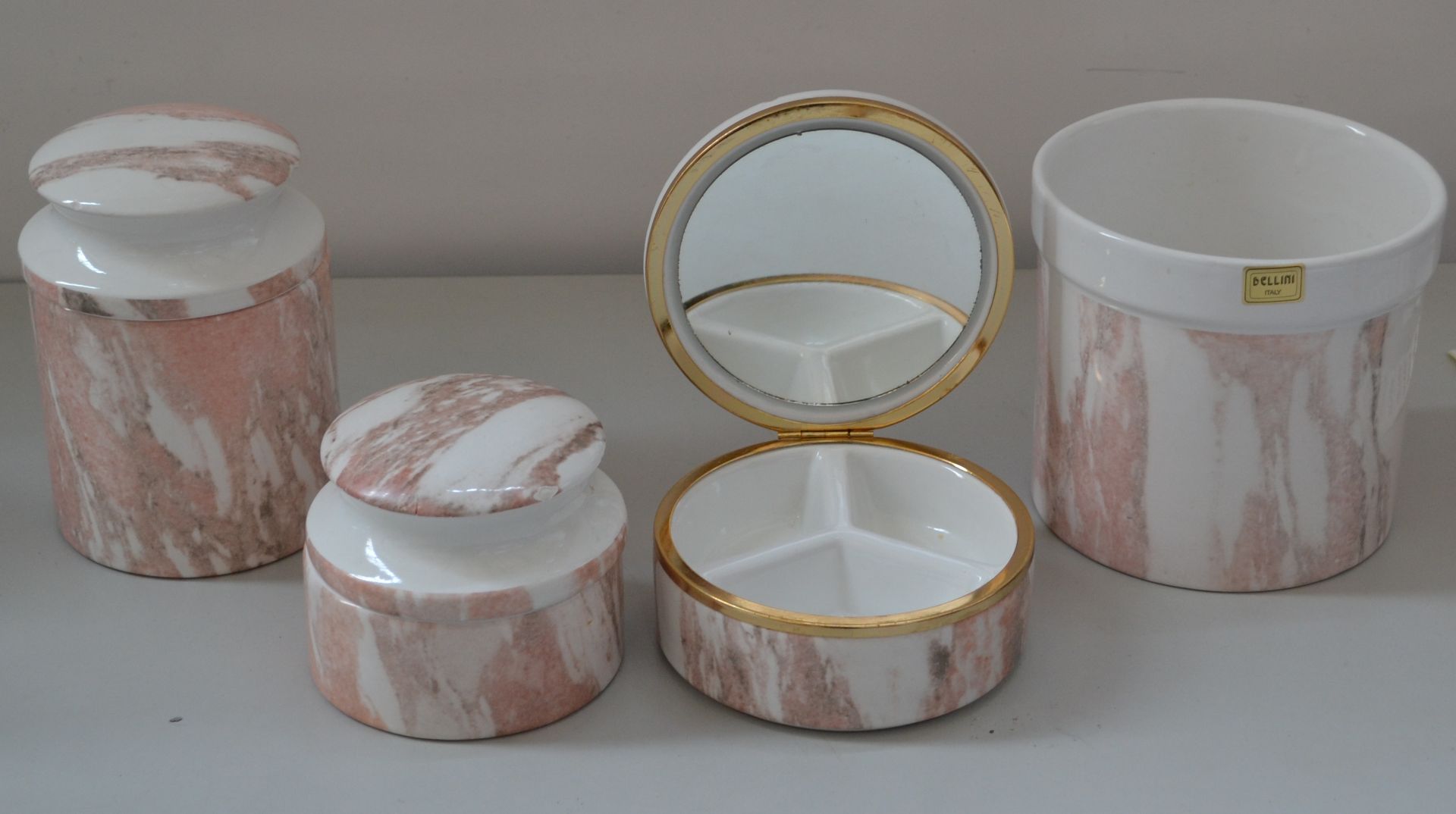 1 x Bellini Ceramic Pots and Jewelry Box - Ref J2163 - CL314
