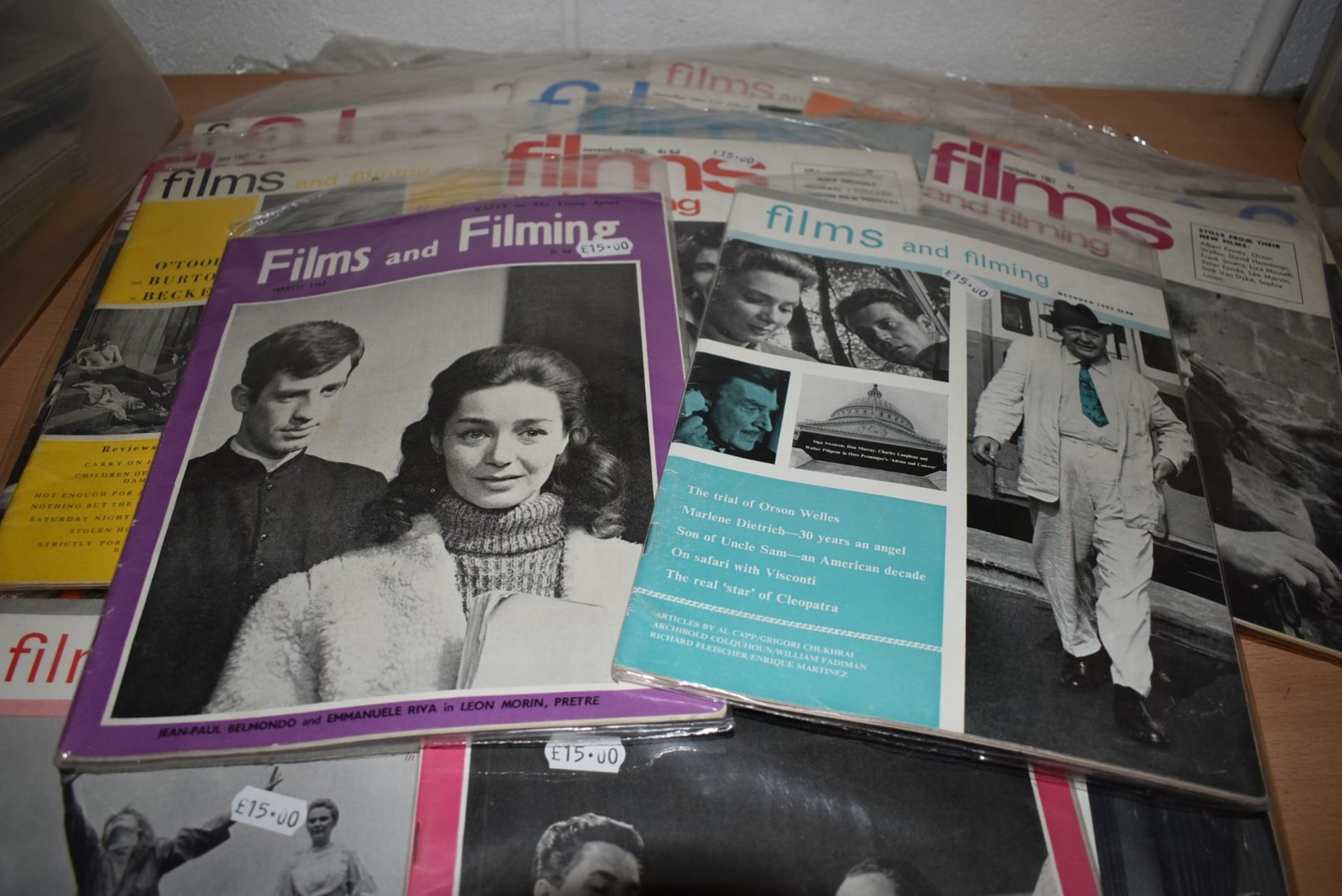 40 x Vintage 1960's Films and Filming Magazines - Dated 1961 to 1968 - Ref MB152 - CL431 - Location: - Image 6 of 17