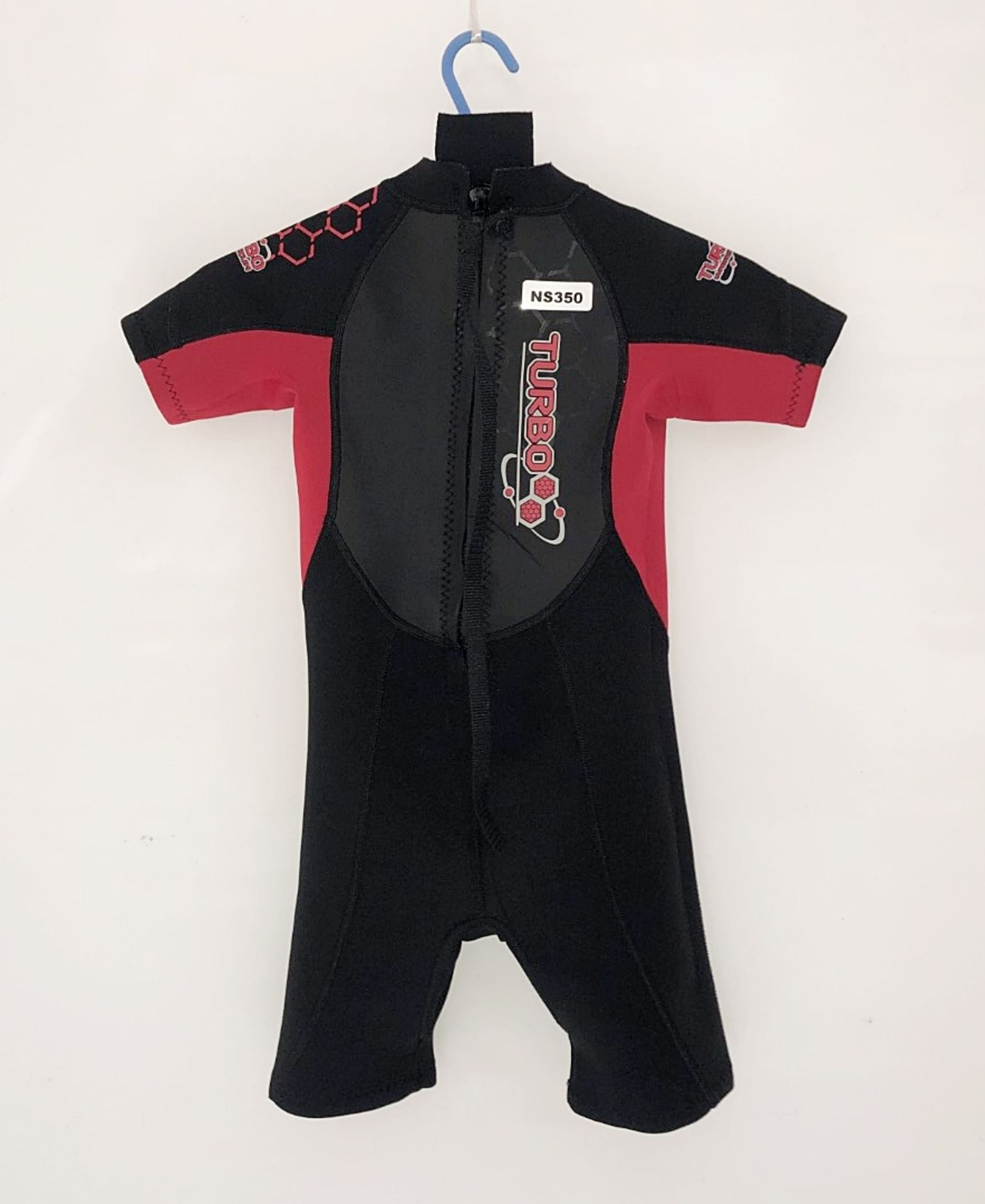 1 x New Junior Red and Black Turbo Wetsuit Factory - Ref: NS350 - CL349 - Altrincham WA14