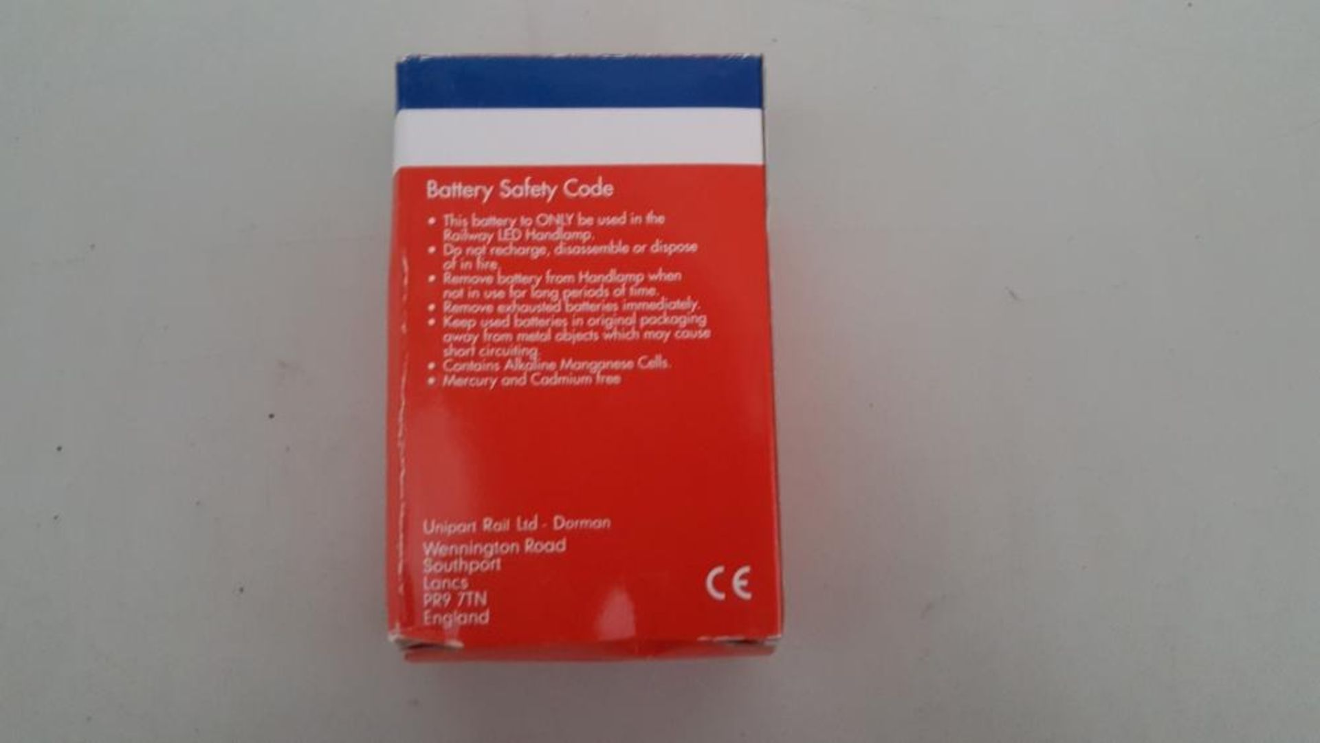 1 x Battery for LED Bardic Lamp UP-094/008051 - Ref RC109 - CL011 - Location: Altrincham WA14 <b - Image 3 of 3