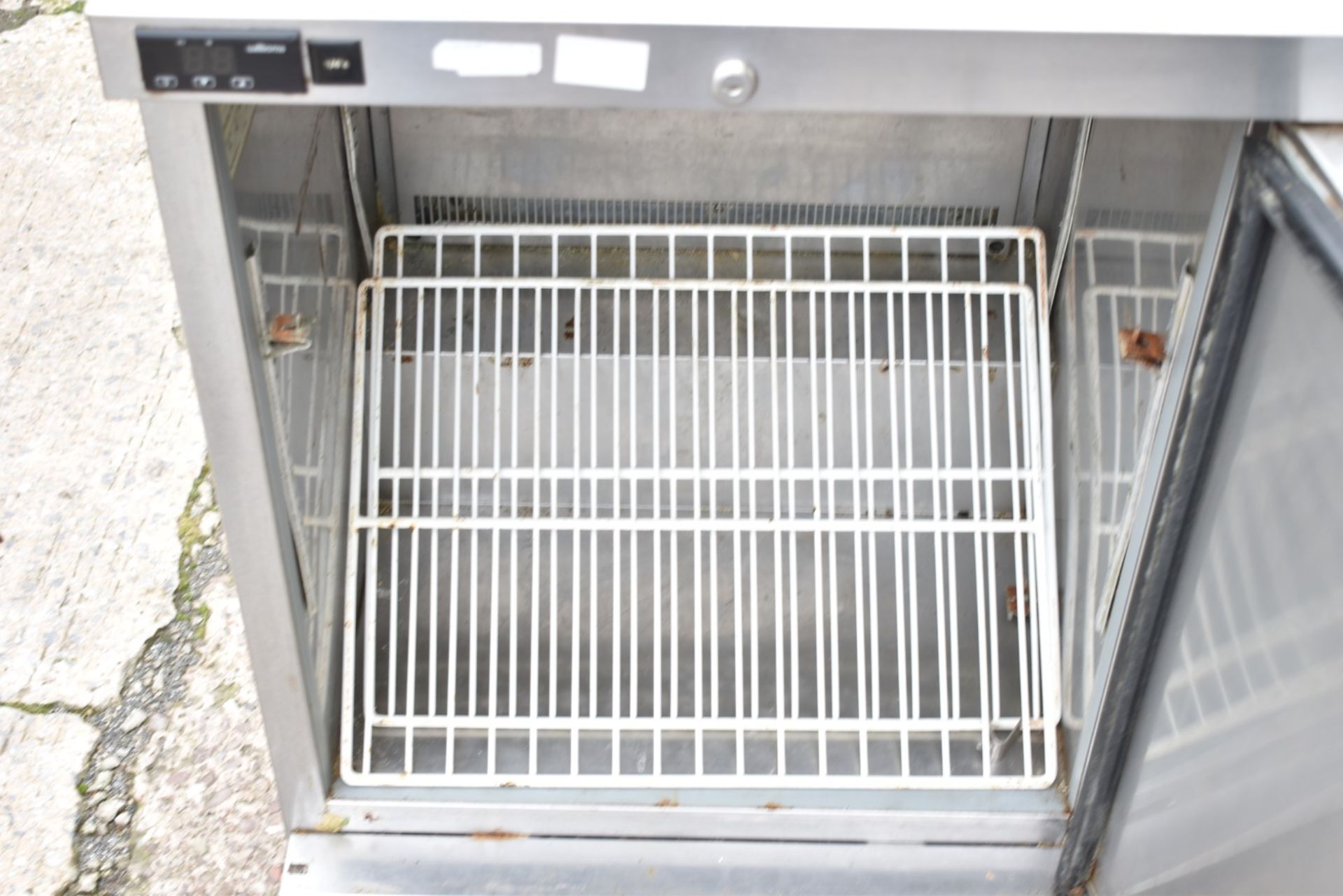 1 x Williams Single Door Under Counter Fridge - H82.5 x W65 x D65 cms - Stainless Steel Exterior - - Image 3 of 5