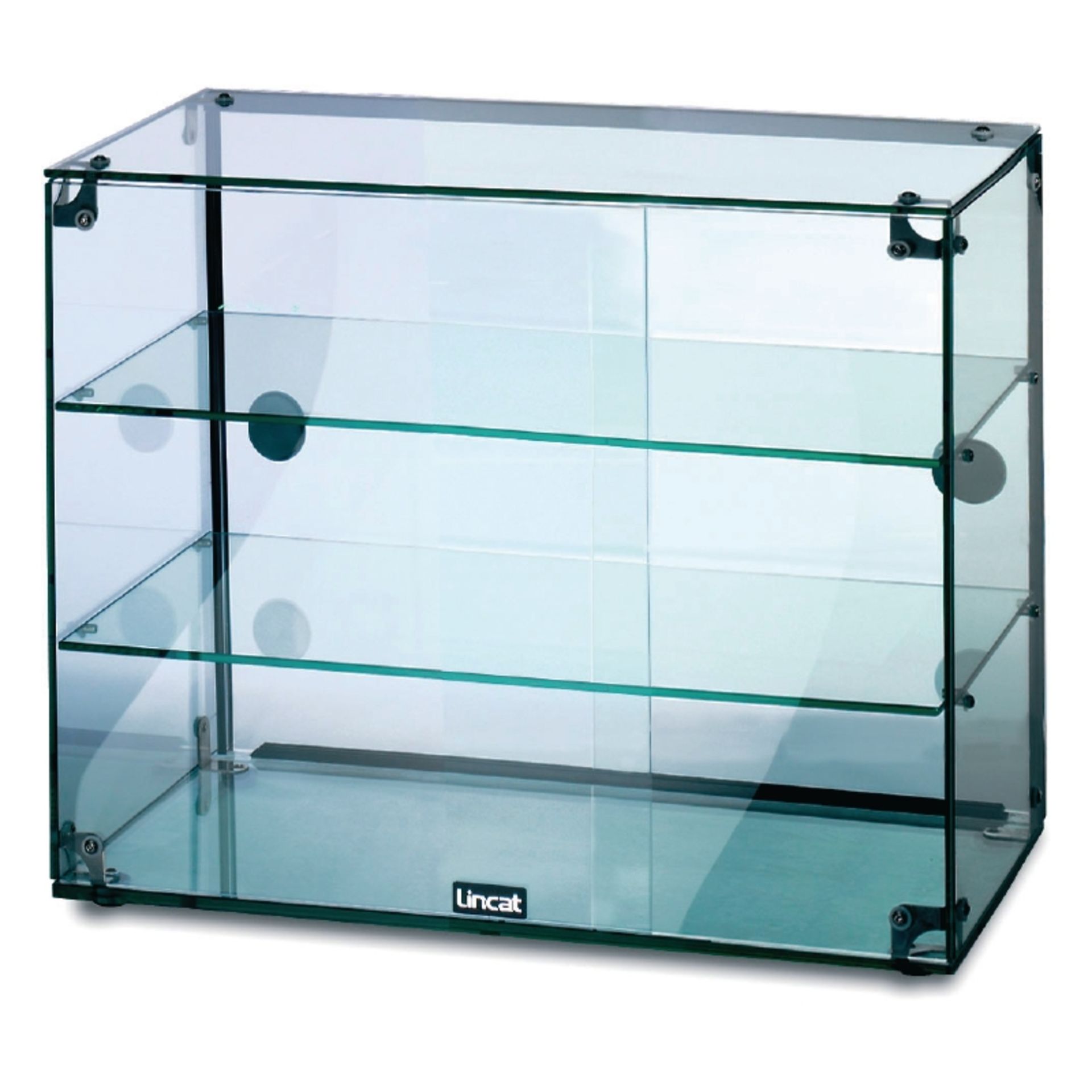 1 x Lincat Clear Glass Display Cabinet - H49 x W60 x D35 cms - Model GC36D - CL232 - Ref100 - Unused