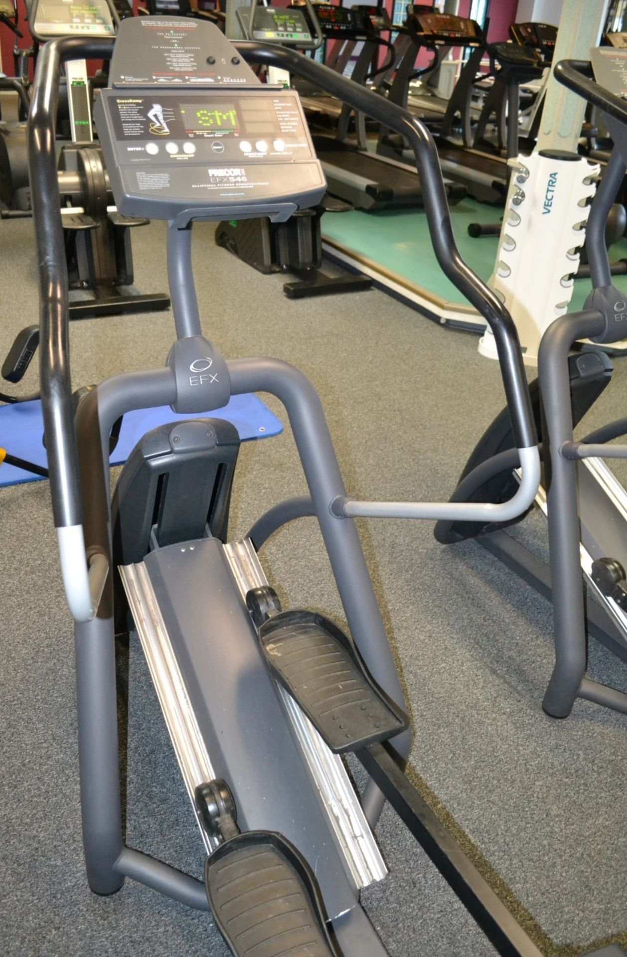 1 x Precor EFX 546 Cross-Trainer Gym Machine - Dimensions: L200 x W90 x H155cm - Ref: J2039/1FG - - Image 2 of 3