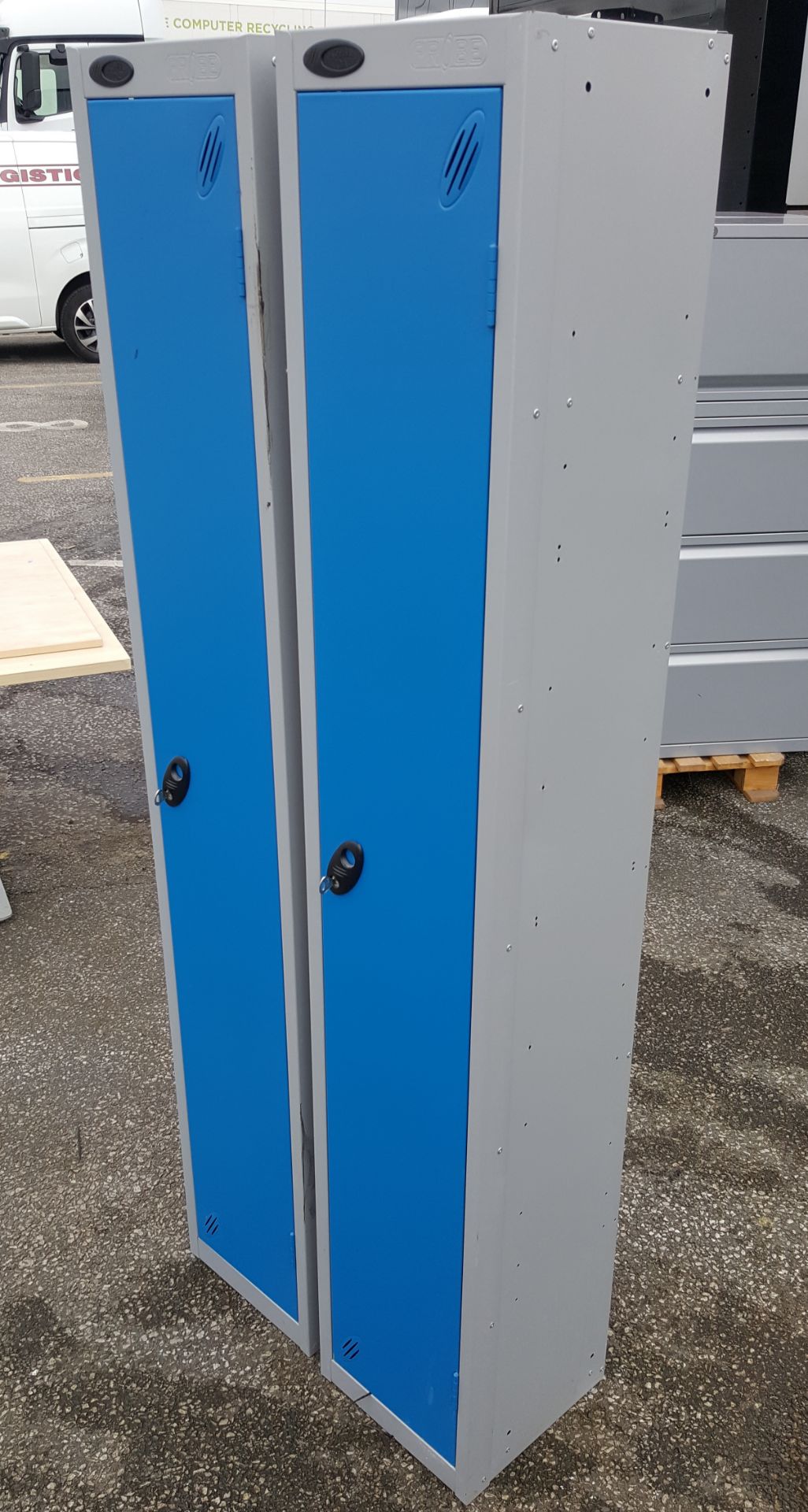 Tall Metal Single Door Lockers - REF:CBU61 - CL011 - Location: Altrincham WA14 - Image 3 of 6