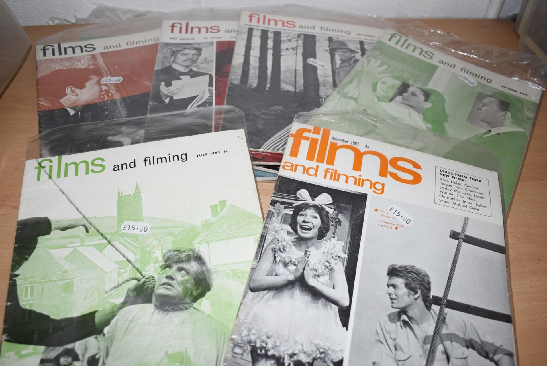 40 x Vintage 1960's Films and Filming Magazines - Dated 1961 to 1968 - Ref MB152 - CL431 - Location: - Image 8 of 17