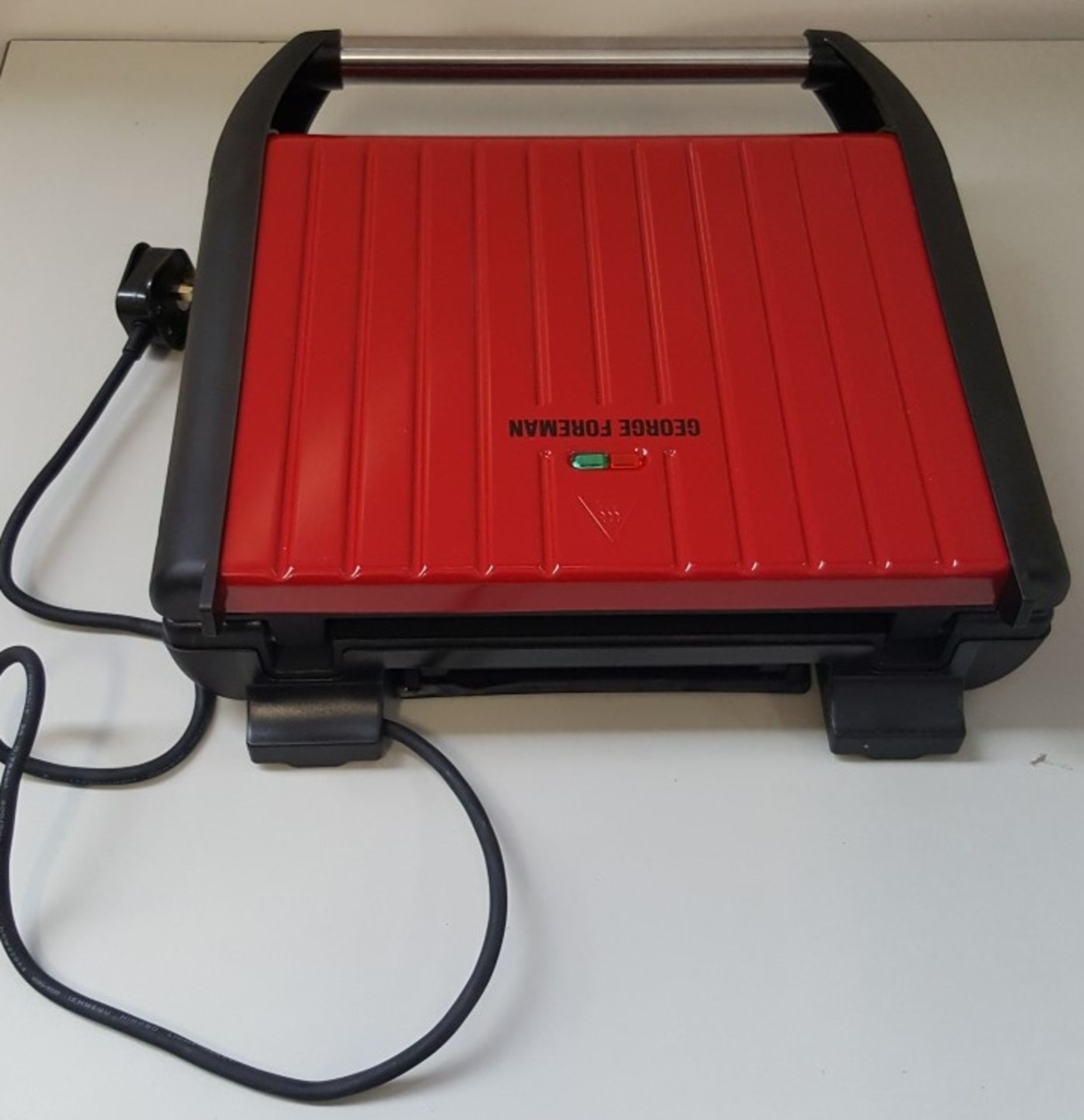 1 x GEORGE FOREMAN 25050 Entertaining Grill - Red - Ref CBU95 - Image 4 of 5