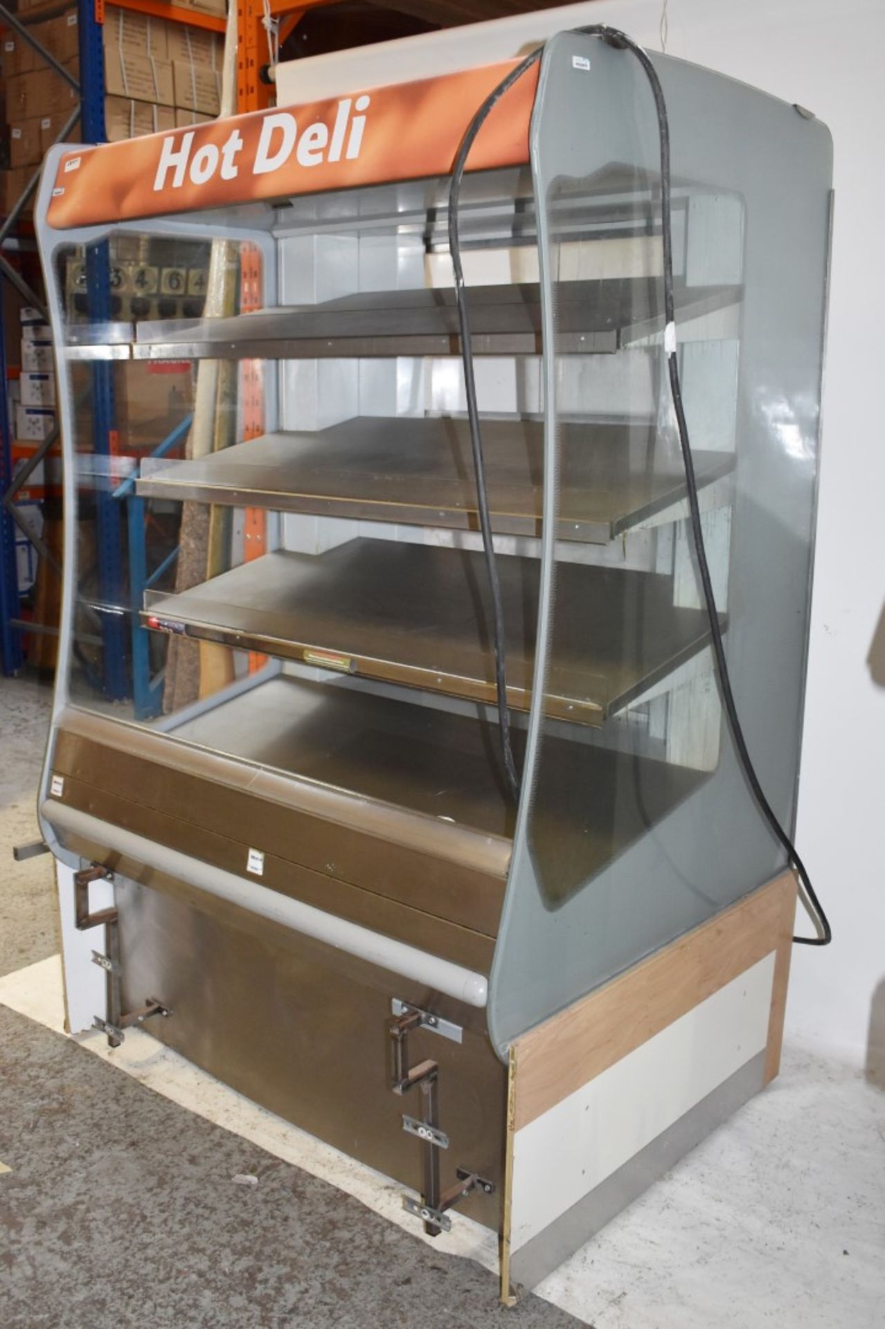 1 x BBQ King BKI MHC4 Hot Multi-tier Display Case/Heated Merchandiser Display Unit With Rear - Image 3 of 10