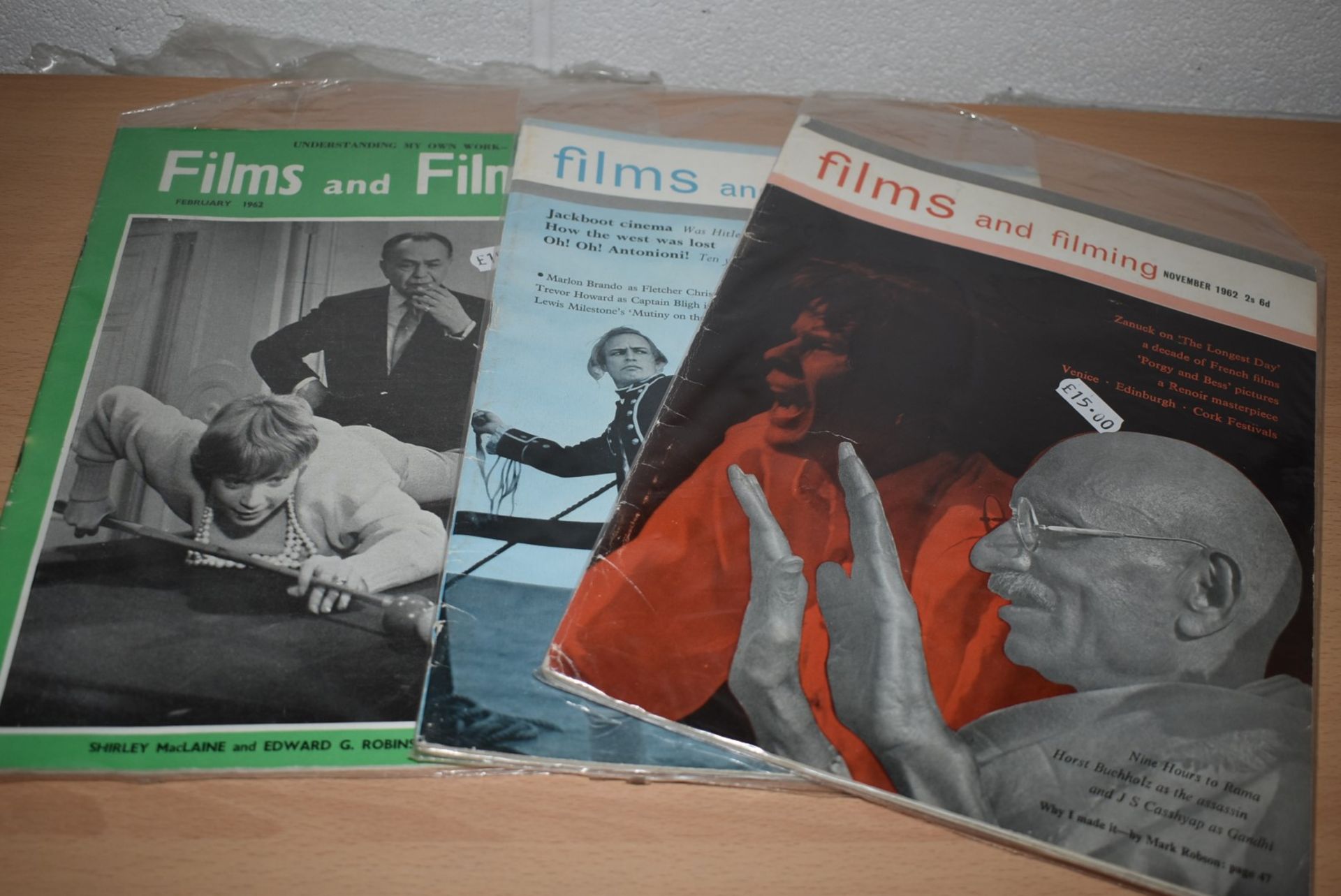 40 x Vintage 1960's Films and Filming Magazines - Dated 1961 to 1968 - Ref MB152 - CL431 - Location: - Image 14 of 17