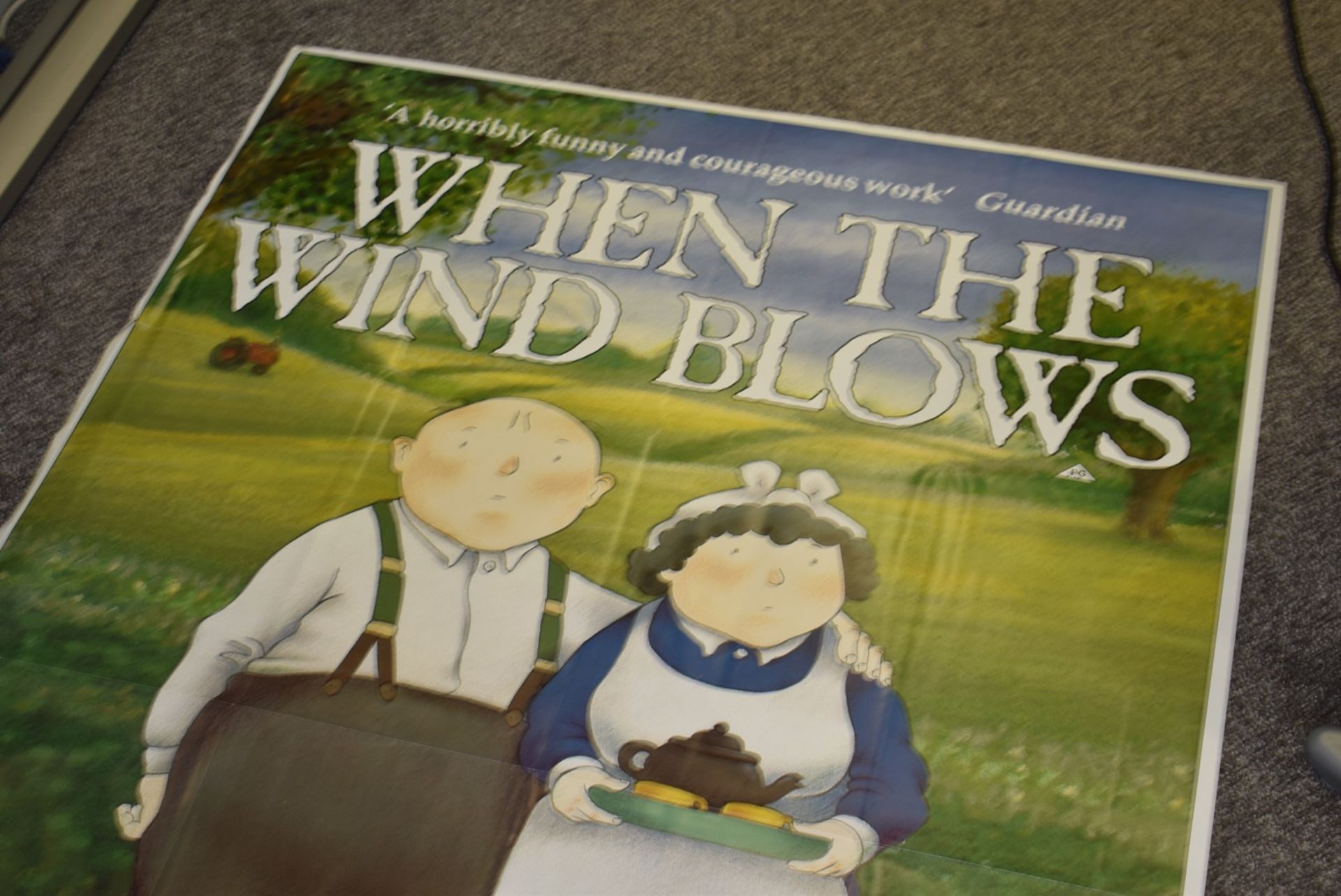 1 x Two Sheet Subway / Bus Stop Movie Poster - WHEN THE WIND BLOWS - Featuring John Mills and - Image 2 of 4