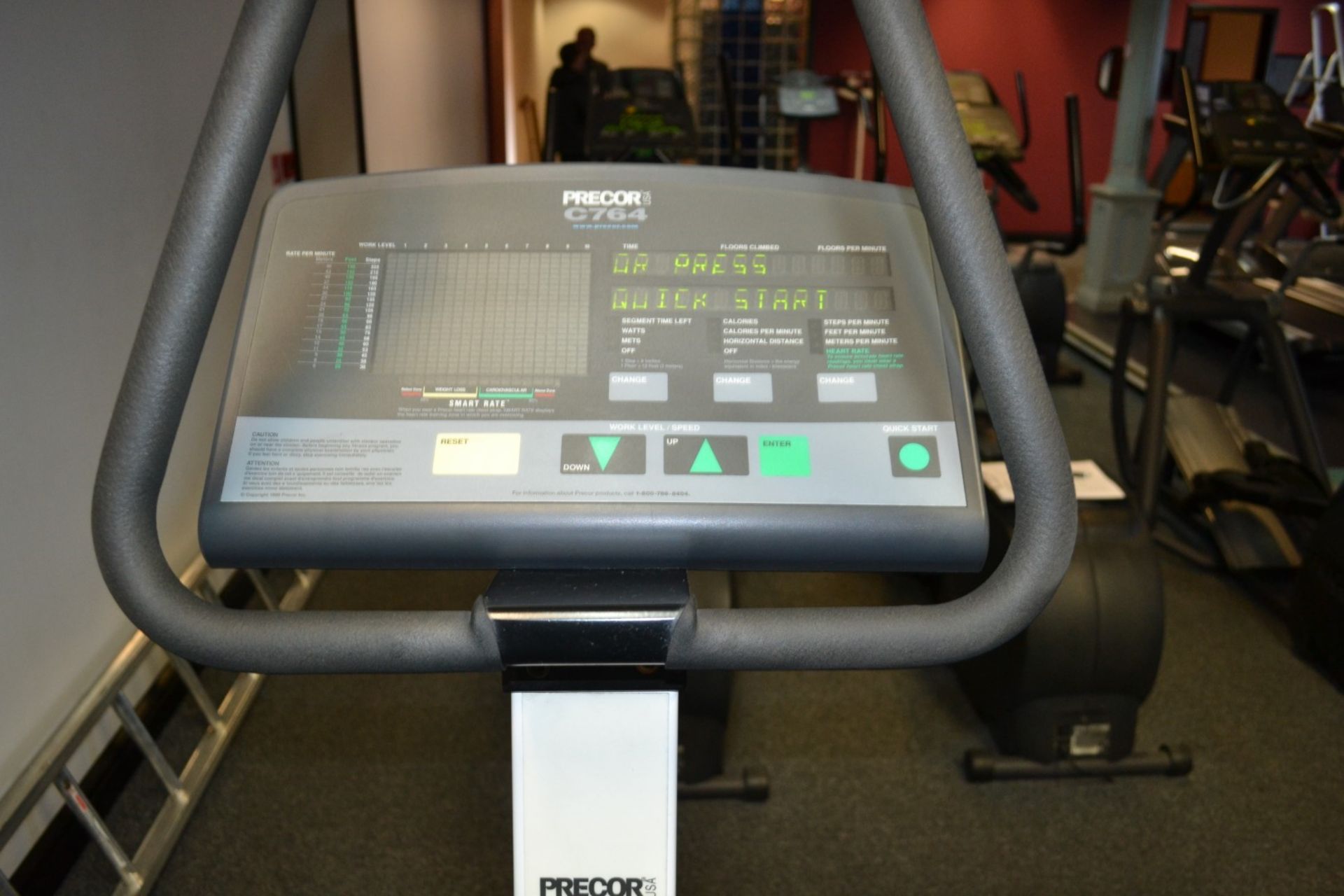 1 x Precor C764 Stepper Step Exercise Machine - Dimensions: H70 x L125 x W60cm  - Ref: J2044/ - Image 3 of 3