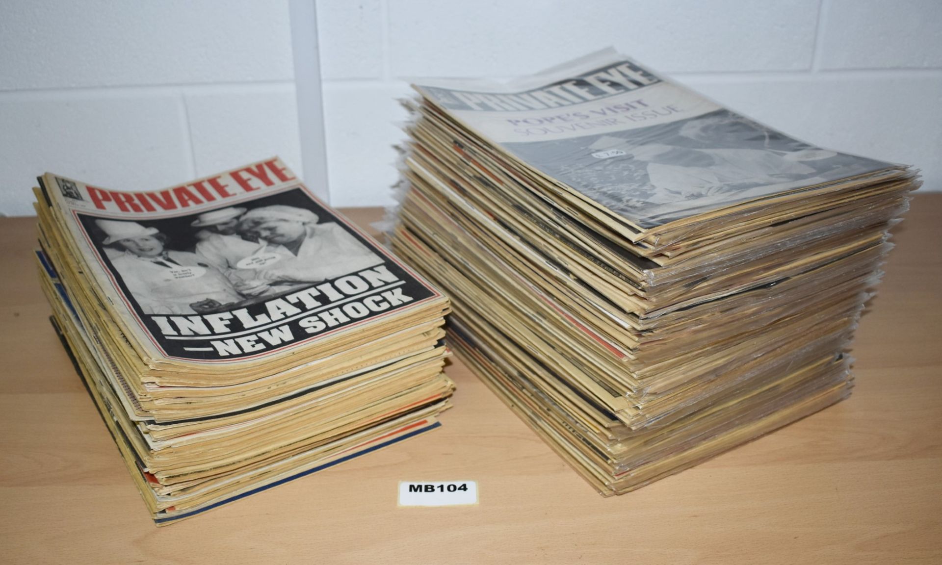 170 x Vintage Private Eye Magazines Dated 1980 to 1989 - Ref MB104 - CL431 - Mostly Packaged Ready - Image 10 of 10