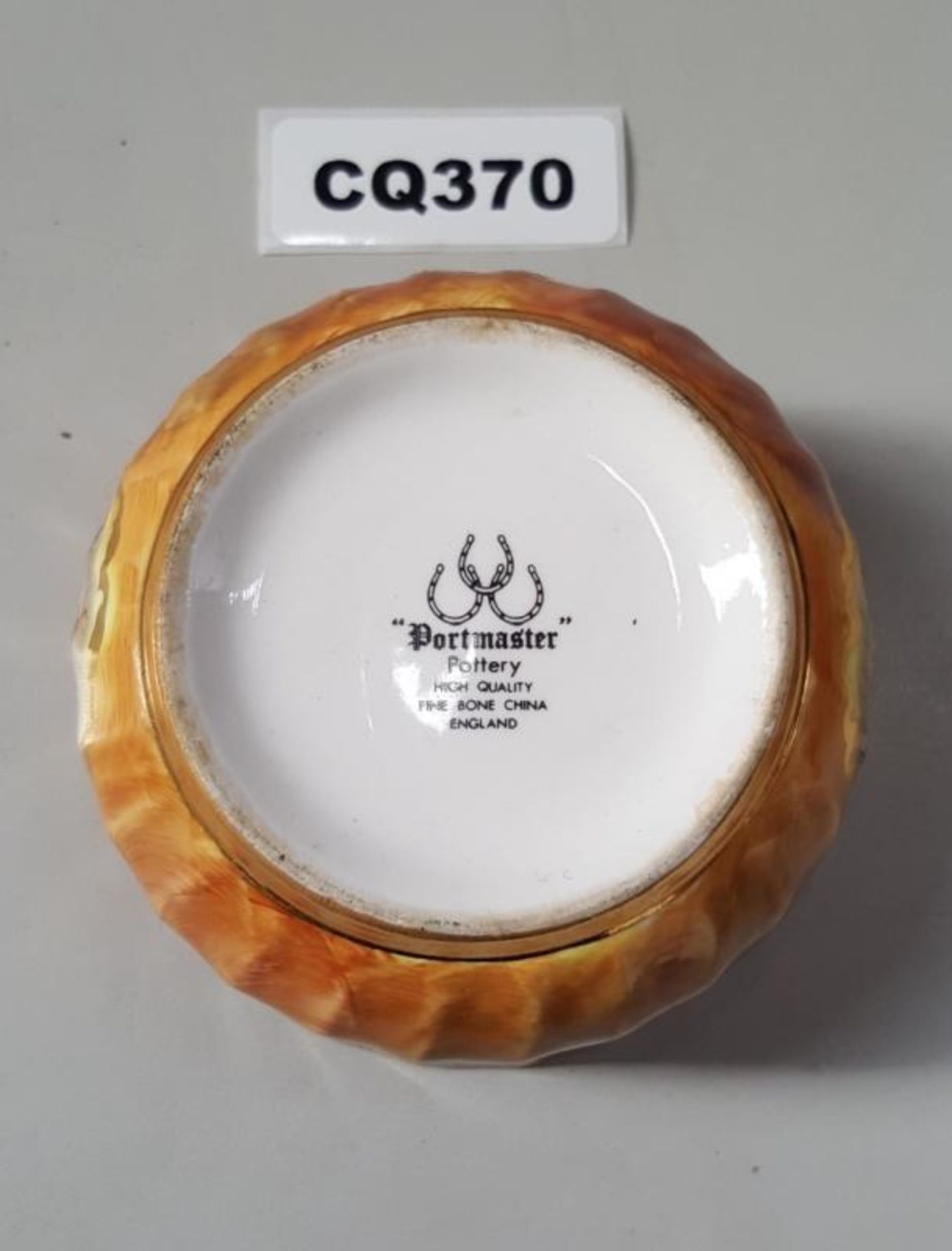 1 x Portmaster Bone China Small Orange Bowl - Ref CQ370 E - Dimensions: D10/H5cm- CL334 - Location: - Image 3 of 3