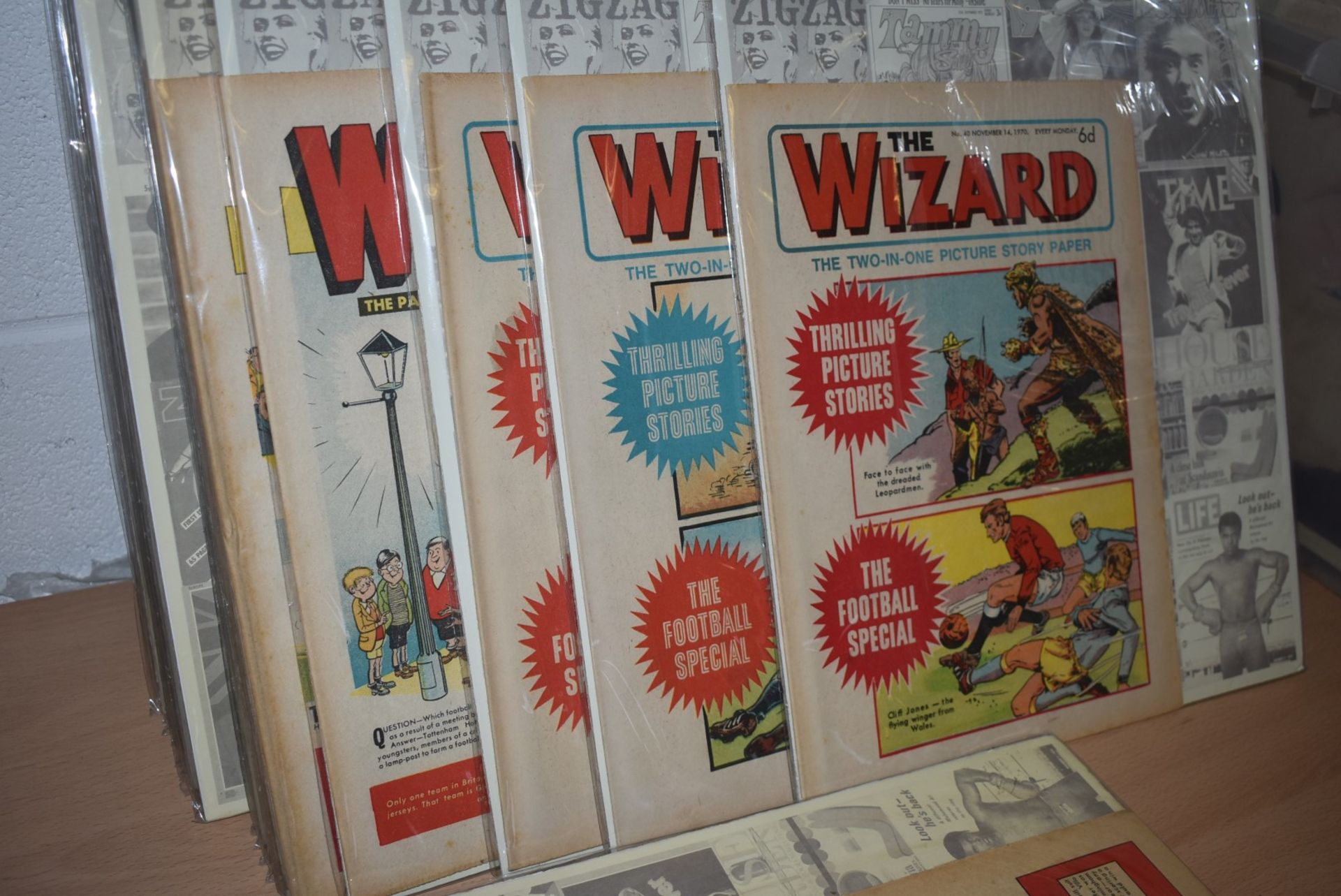 23 x Vintage WIZARD Comic Books Dated 1970 - Ref MB148 - CL431 - Individually Packaged in Protective - Image 5 of 7