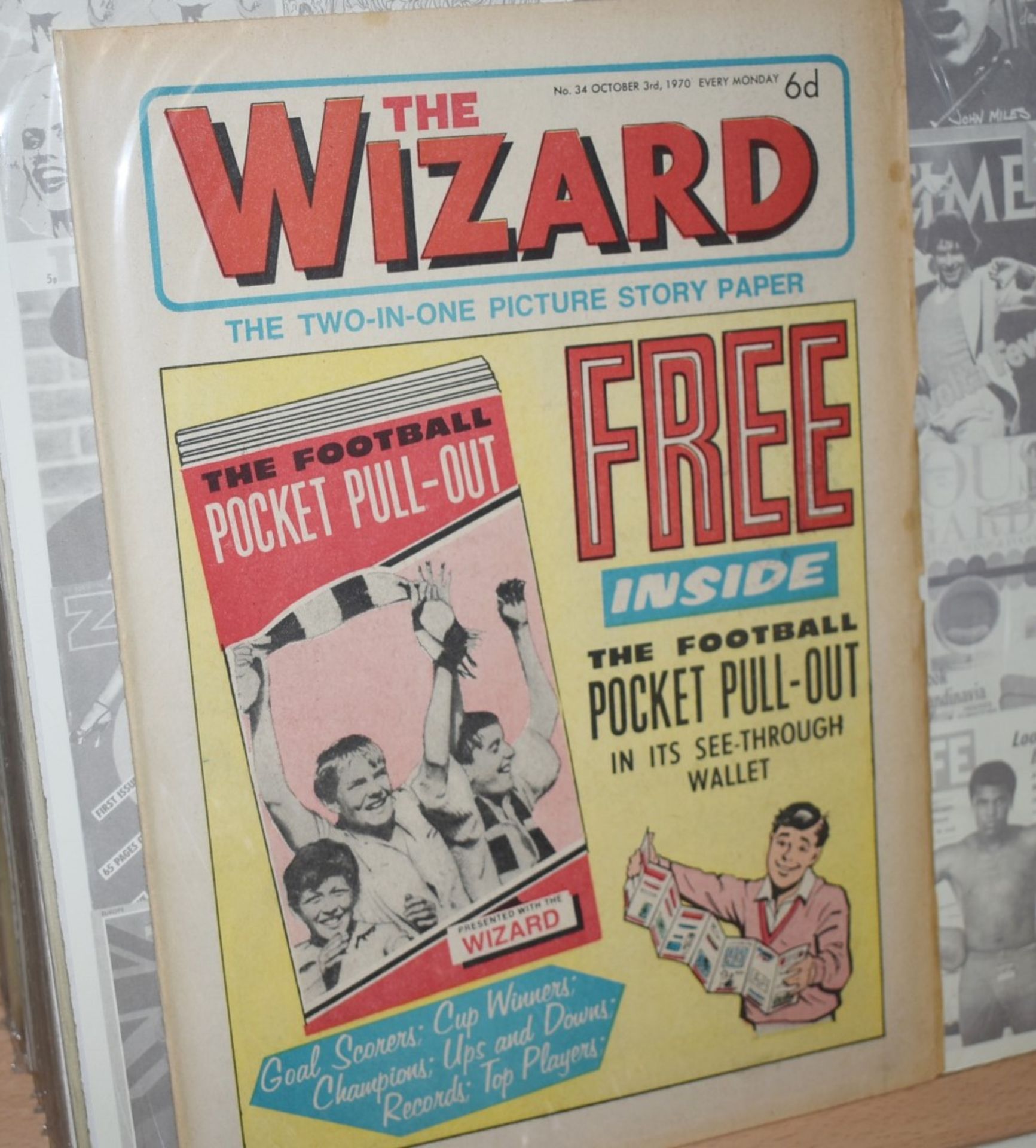 23 x Vintage WIZARD Comic Books Dated 1970 - Ref MB148 - CL431 - Individually Packaged in Protective - Image 6 of 7