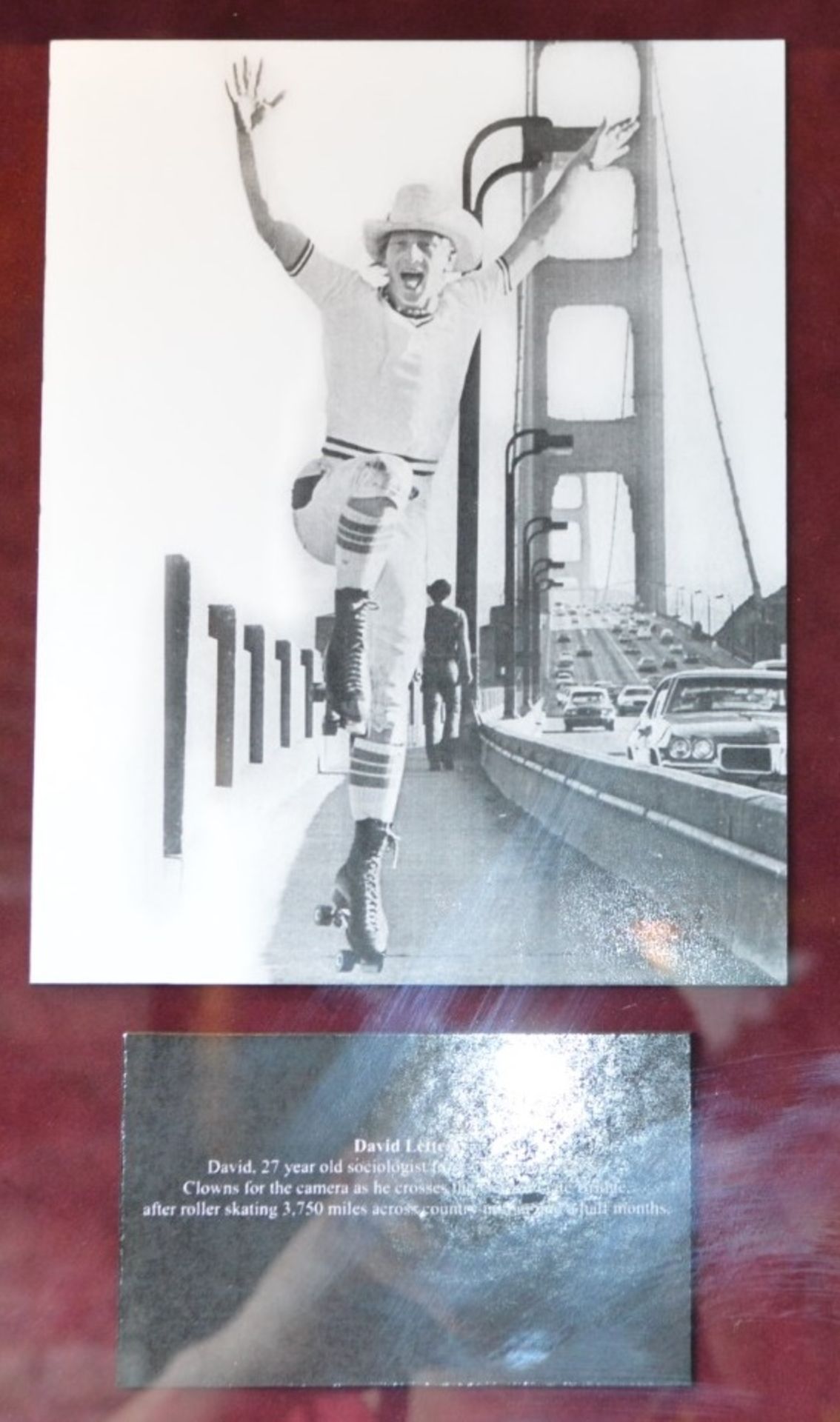 12 x Assorted Framed Pictures of Famous American Coast to Coast Adventurers - Skater David - Image 6 of 19