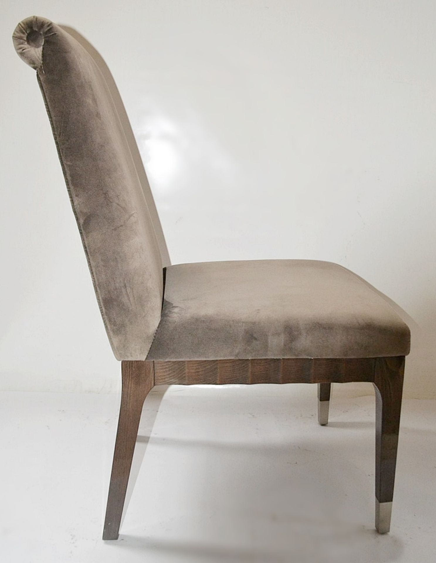 6 x GIORGIO COLLECTION 'Absolute' Italian Designer Dining Chairs - Pre-owned In Good Overall - Image 5 of 16