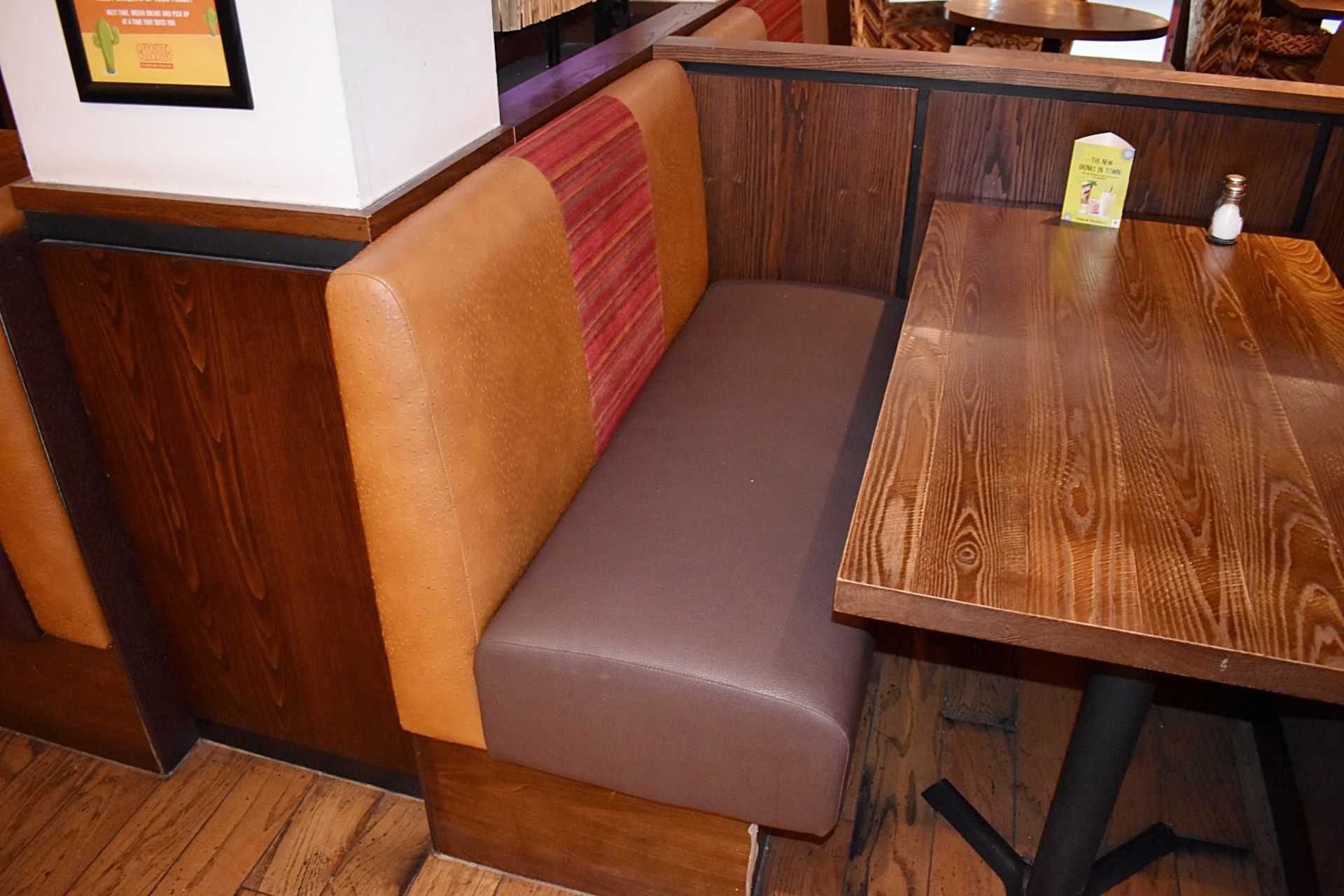 15-Pieces Of Restaurant Booth Seating Of Varying Length - Image 13 of 22