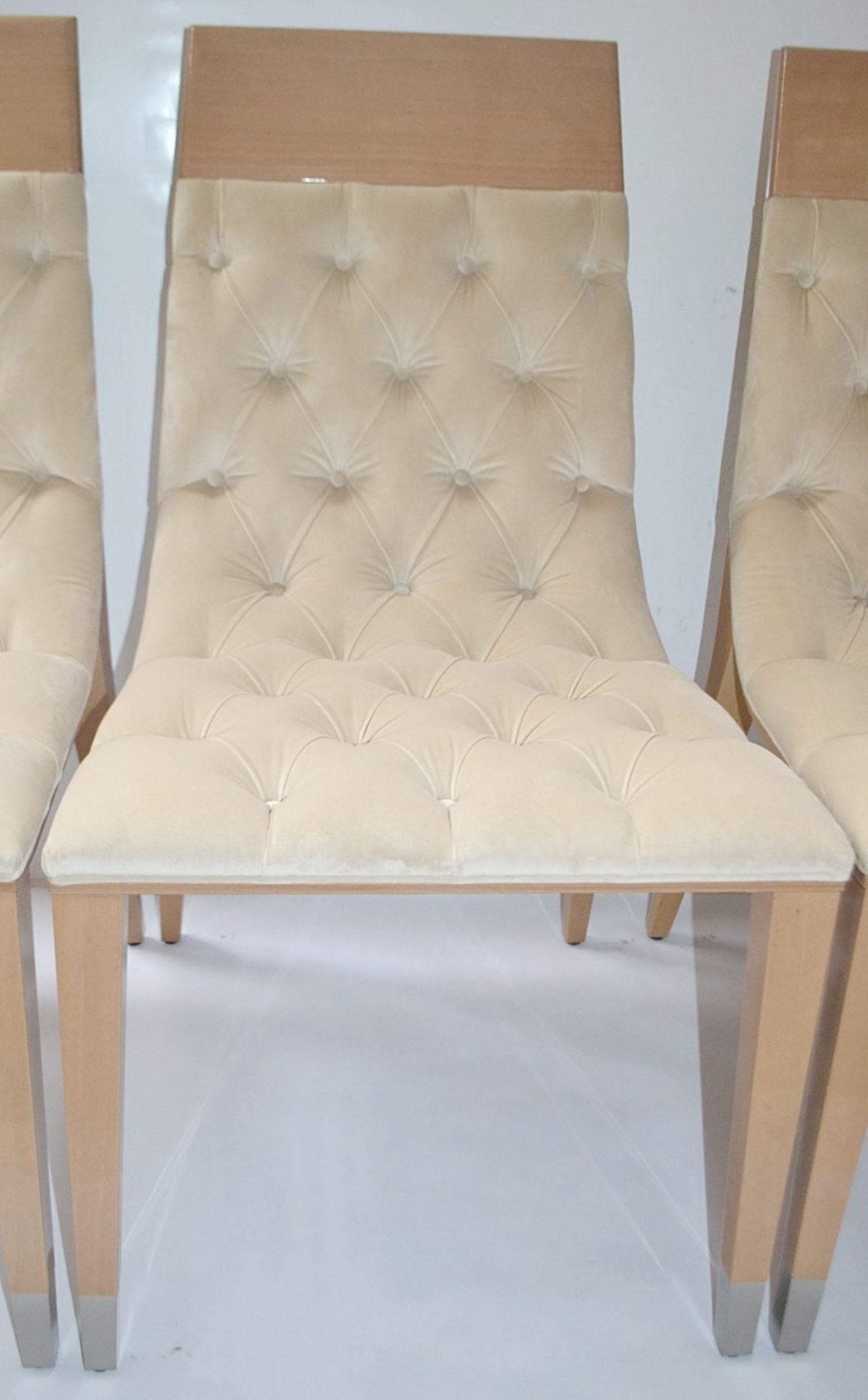 4 x GIORGIO COLLECTION 'Sunrise' Italian Designer Dining Chairs - Pre-owned In Good Condition - Image 14 of 14