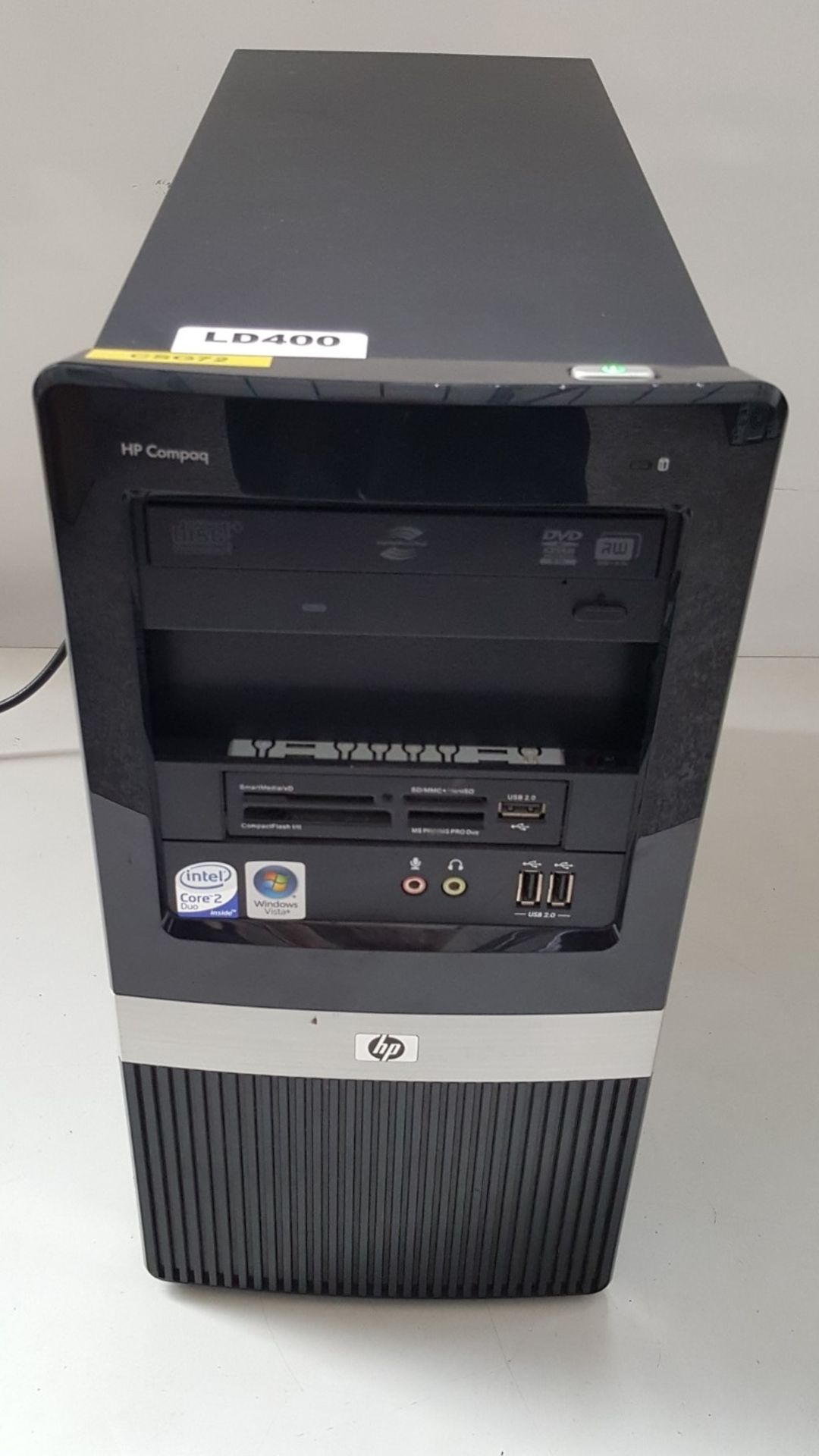 1 x HP Compaq DX2400 Desktop PC Intel Core 2 Duo 3 GHz 2GB RAM - Ref LD400