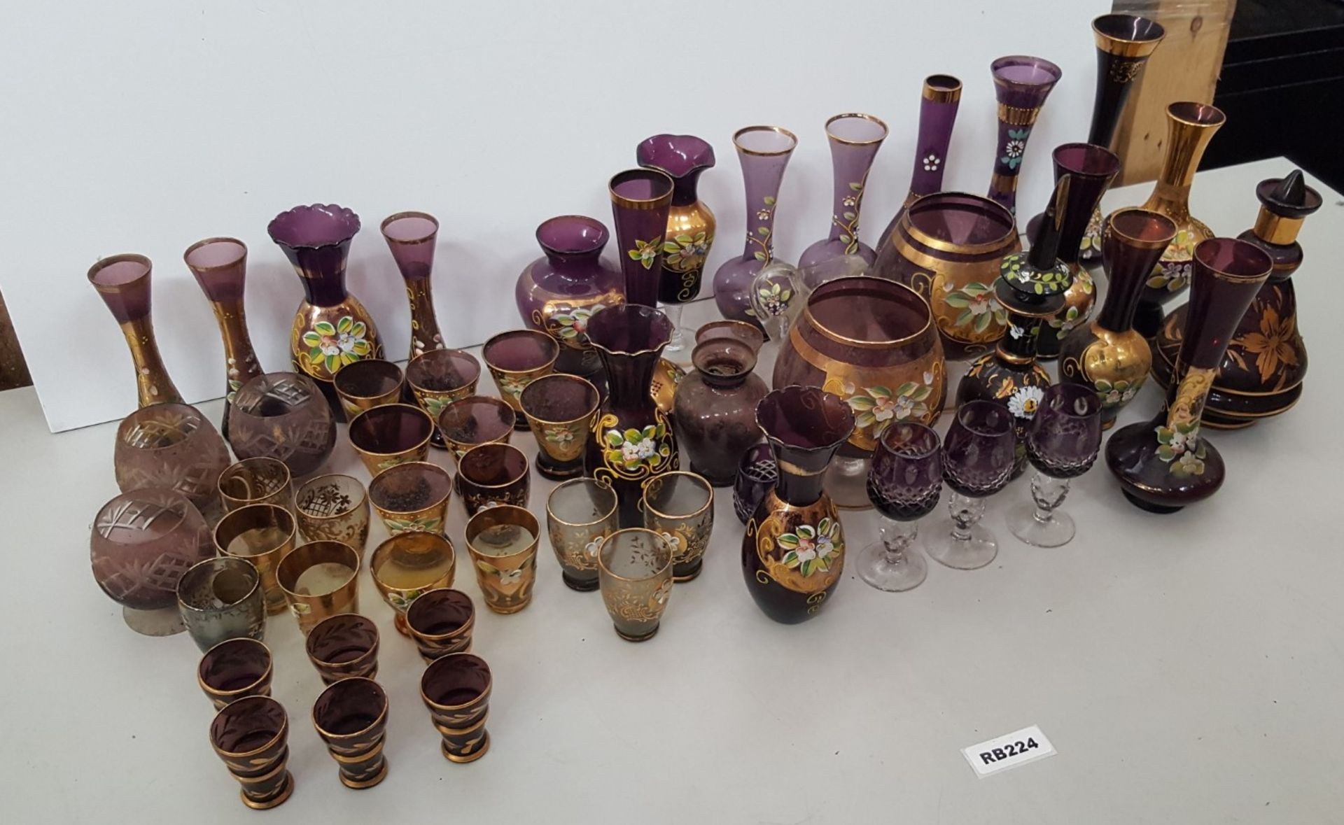 1 x Joblot Of 45+ Pieces Of Vintage Glasswear - Ref RB224 I - Image 6 of 6