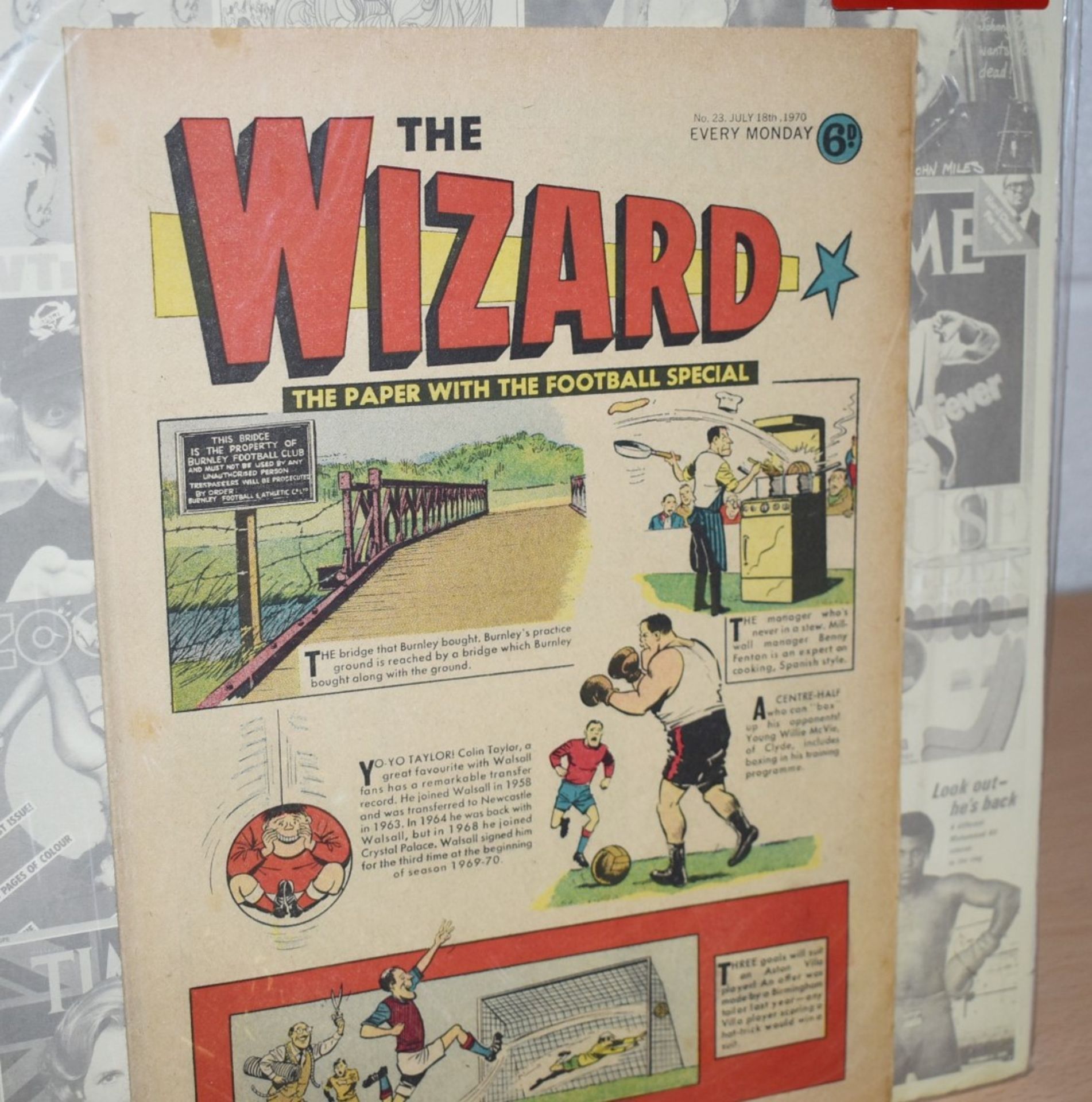 23 x Vintage WIZARD Comic Books Dated 1970 - Ref MB148 - CL431 - Individually Packaged in Protective - Image 4 of 7