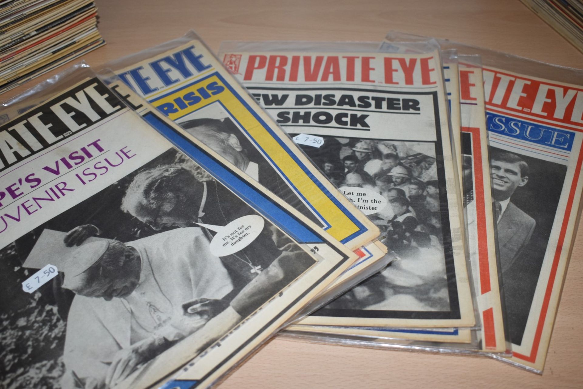 170 x Vintage Private Eye Magazines Dated 1980 to 1989 - Ref MB104 - CL431 - Mostly Packaged Ready - Image 2 of 10