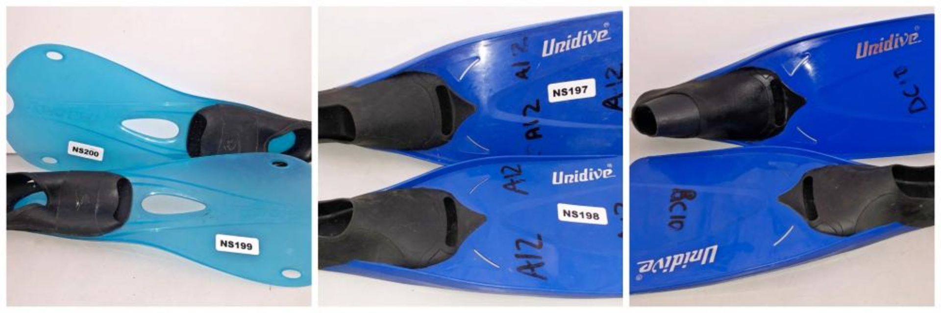 3 x Pairs Of Junior Diving Fins - CL349 - Location: Altrincham WA14