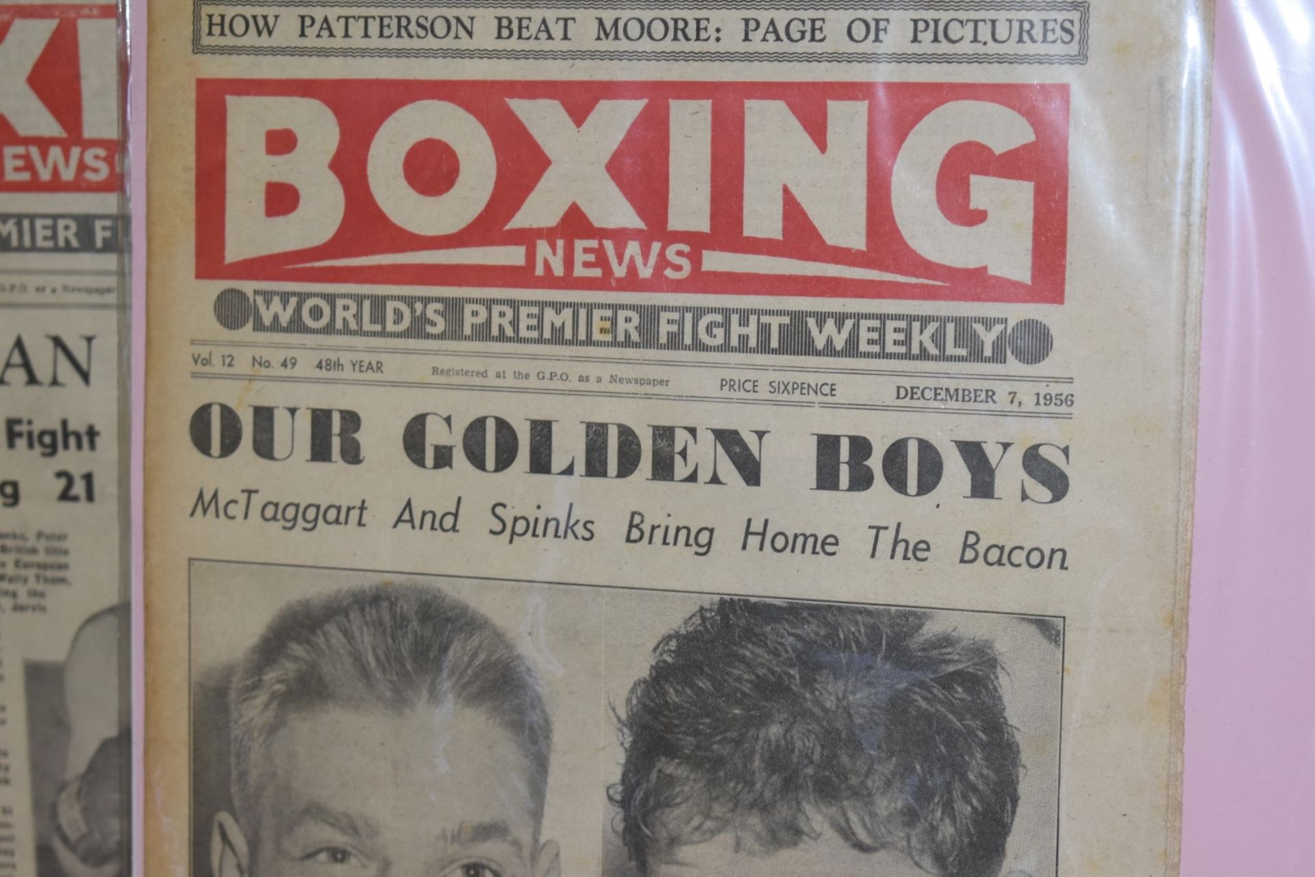 56 x Vintage Boxing News Magazines Dated 1955 to 1959 - Ref MB100/101/102 - Individually Packaged - Image 14 of 28