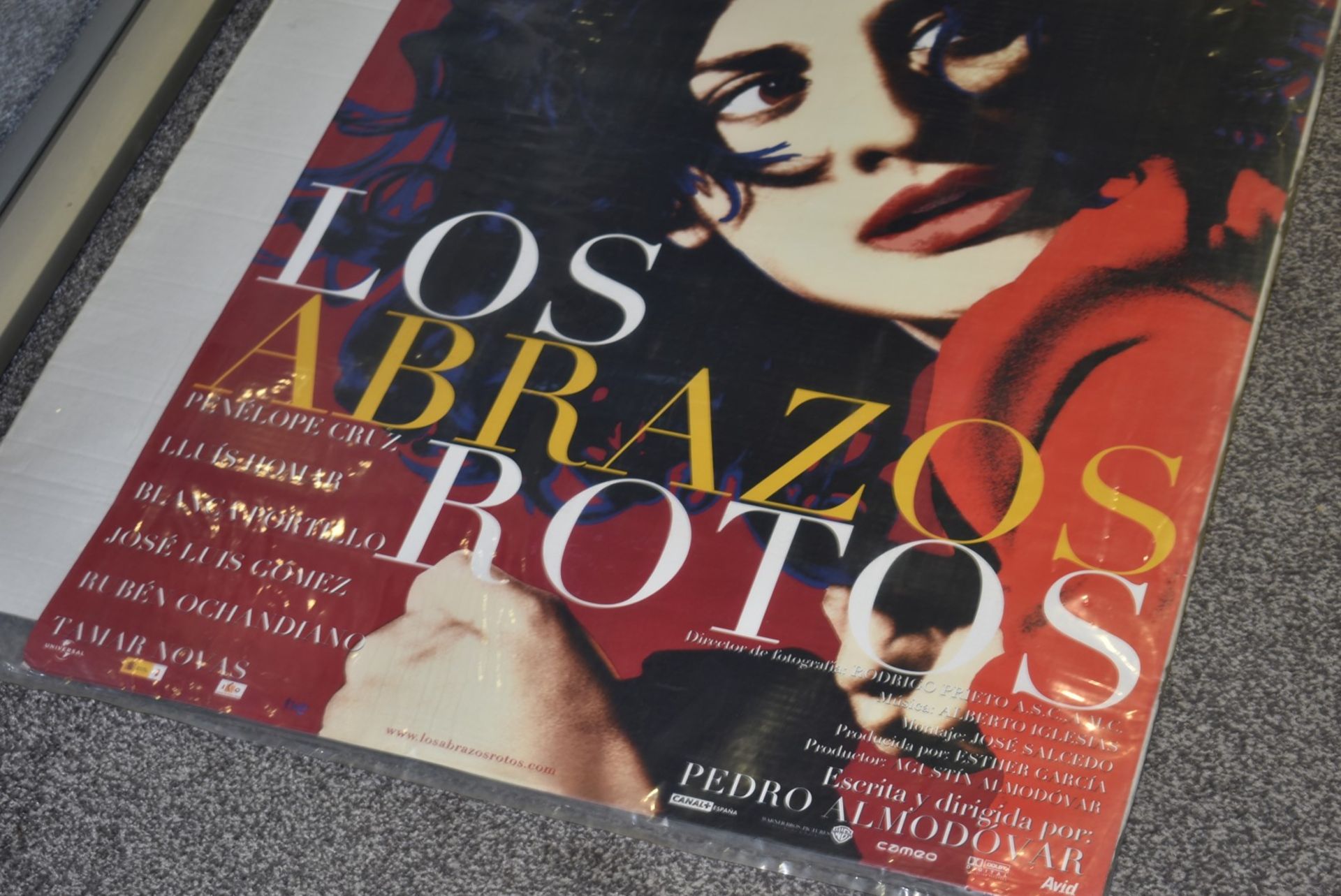 1 x Spanish Movie Poster - BROKEN EMBRACES - Los Abrazos Rotos - Starring Penélope Cruz, Lluís Homar - Image 4 of 5