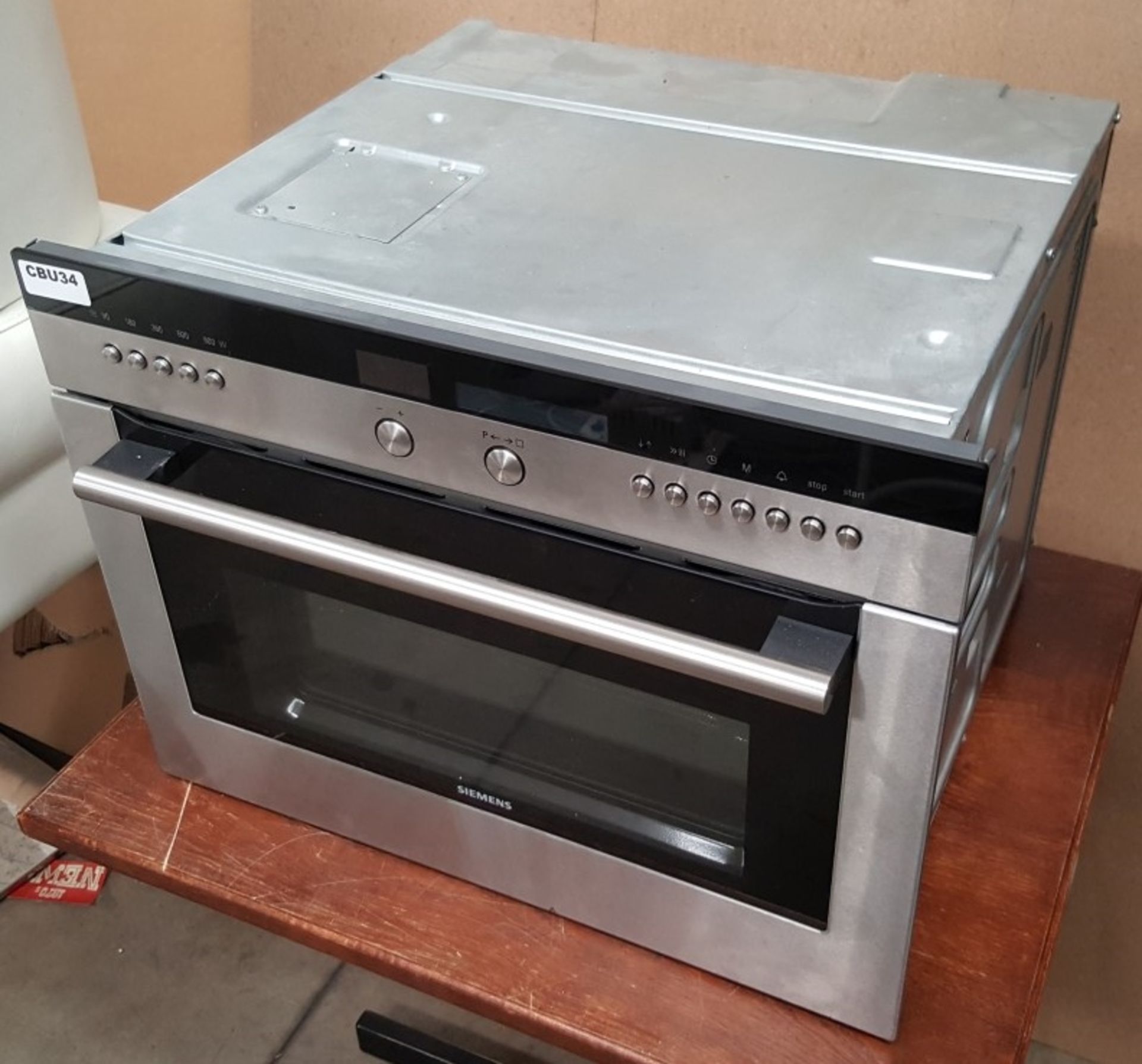 1 x Siemens HB86K570B Compact Combination Oven with Microwave - Ref CBU34 - NO VAT ON HAMMER - Image 2 of 6