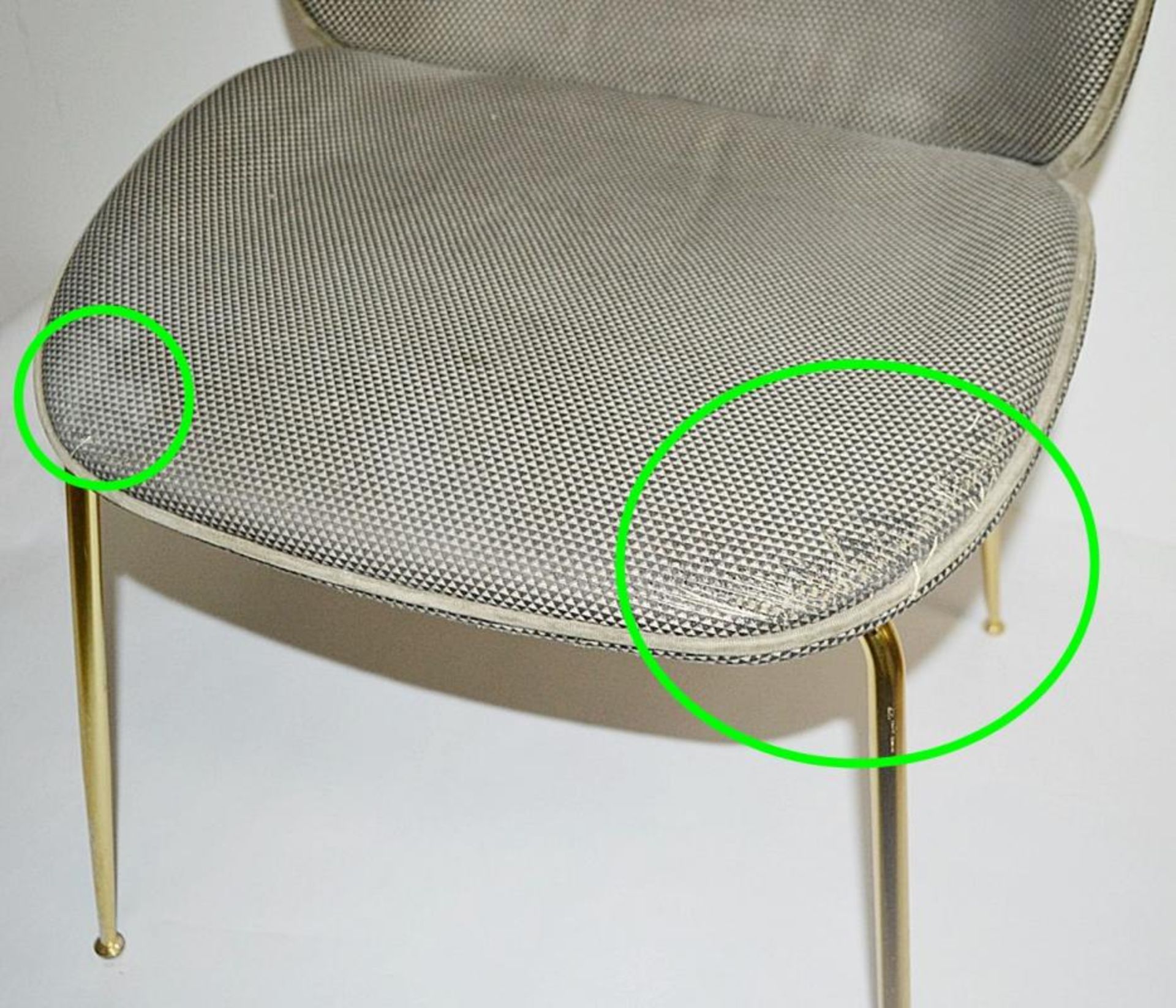 1 x GUBI 'Beetle Chair' - Designed By GamFratesi - Used, Please Read Condition Report - Dimensions: - Image 4 of 6