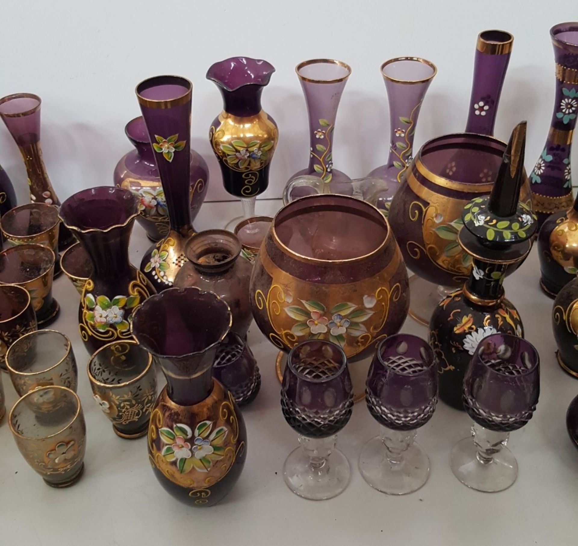 1 x Joblot Of 45+ Pieces Of Vintage Glasswear - Ref RB224 I - Image 5 of 6