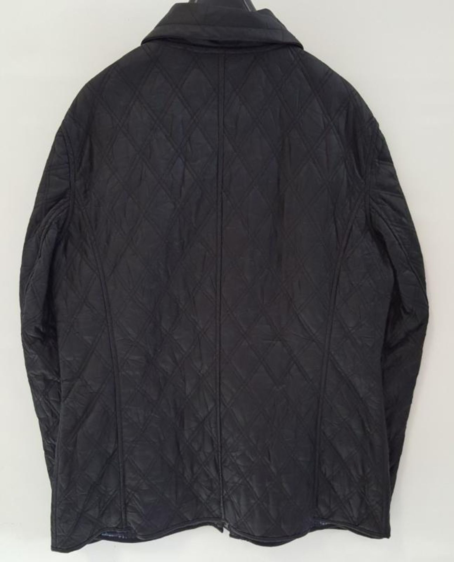 1 x STEILMANN KSTN Ladies Zipped Faux Leather Quilted Pattern Jacket - Colour: Black - UK Size 12 - - Image 2 of 5