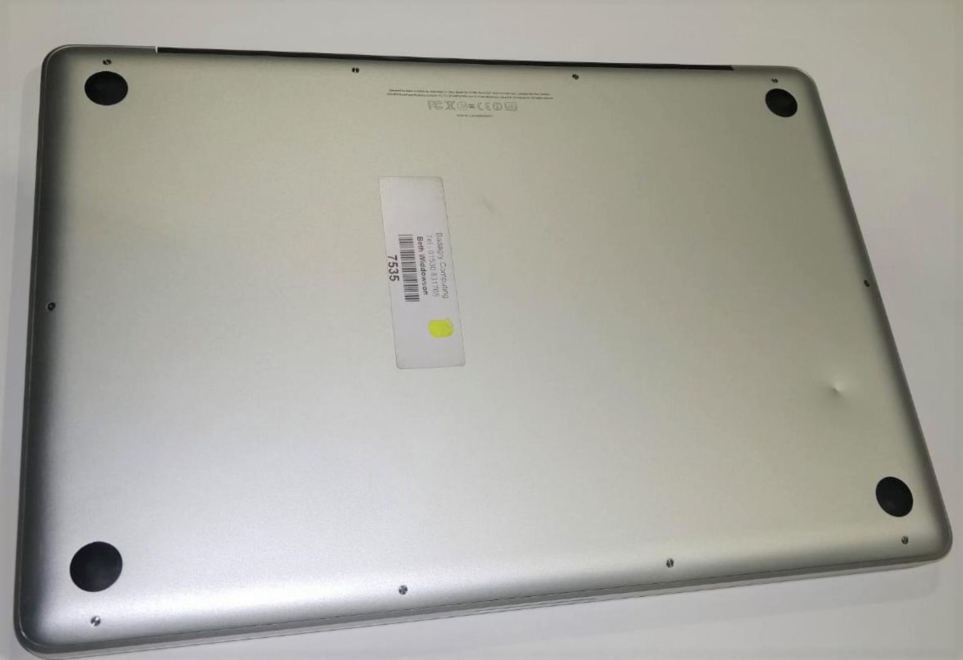 1 x Apple Mac Book Pro 15 Inch - Late 2011 - Model A1286 - Please Read Description - CL011 - - Image 5 of 5