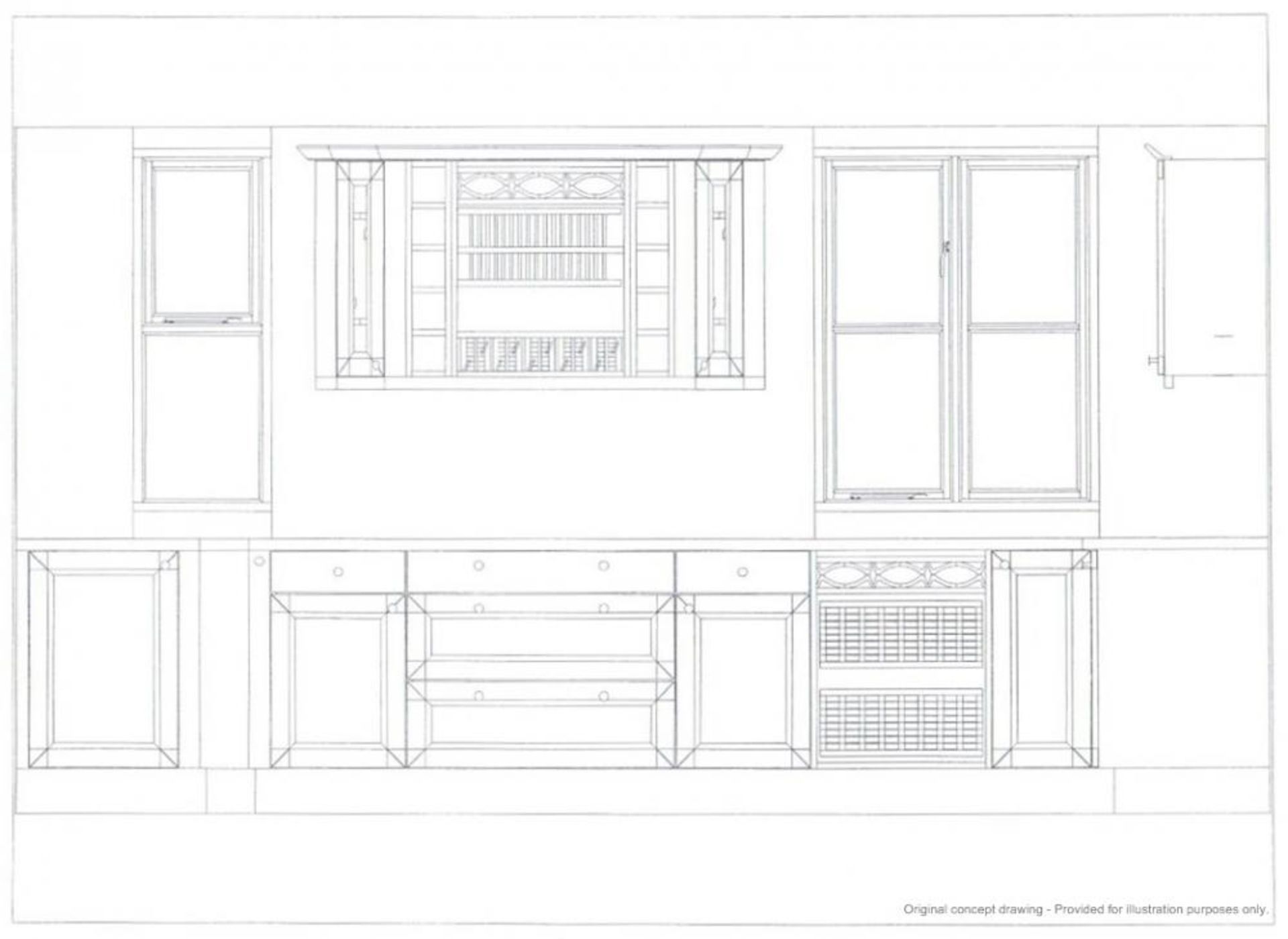 1 x Beautiful Bespoke Shaker-Style Kitchen In Cream With Central Island, Siemens Appliances And Gran - Image 18 of 30