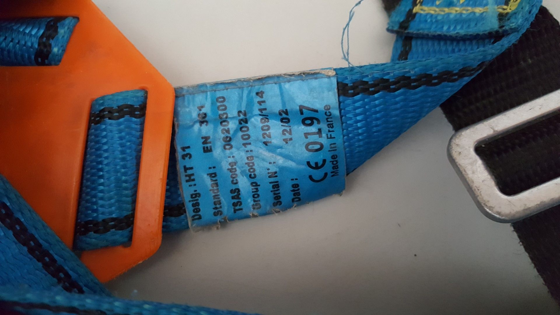 2 x Work SAFETY HARNESS (CheckRig PBH2, Tractel HT31) - Ref CQ208 - CL011 - Location: Altrincham WA1 - Image 4 of 4