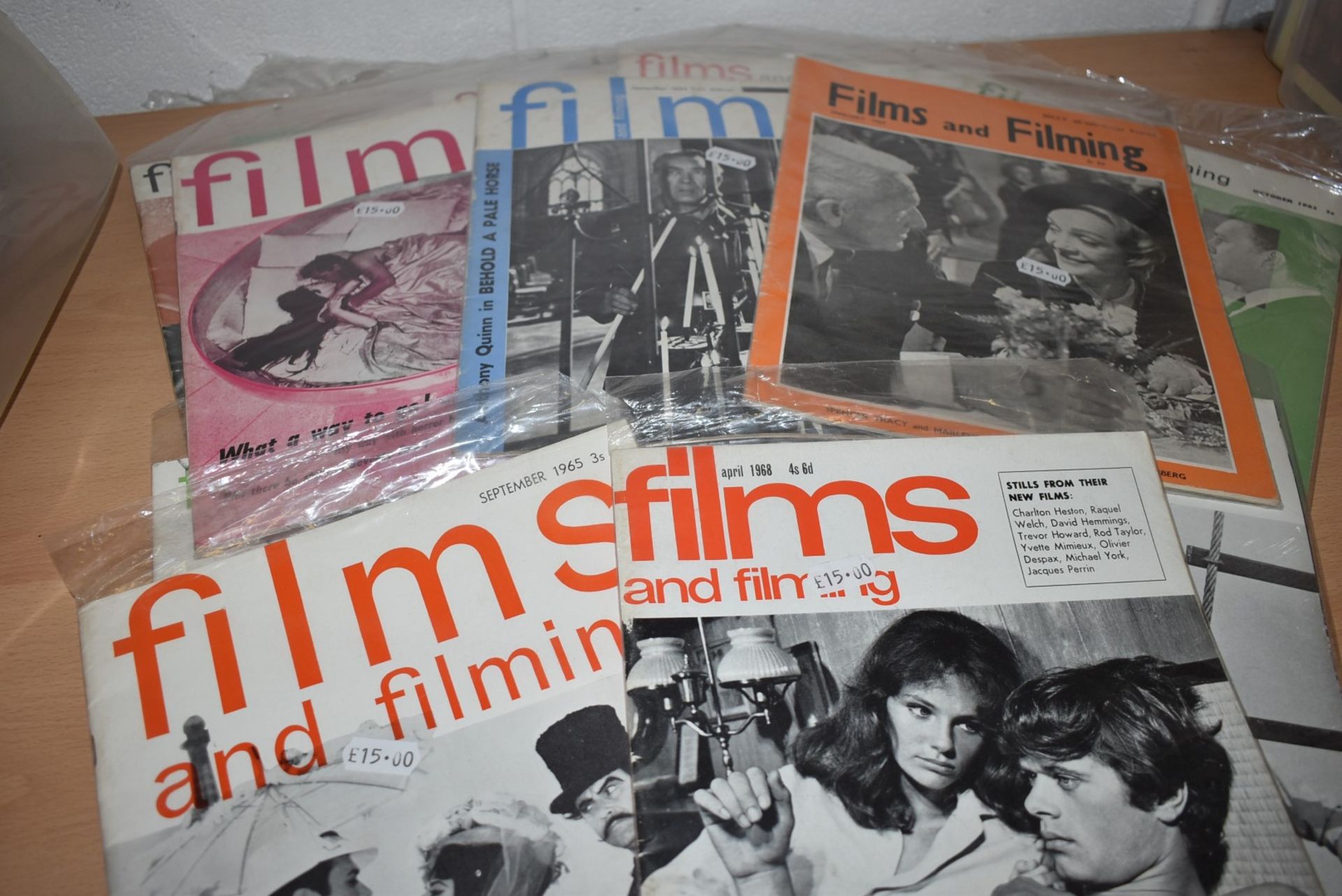 40 x Vintage 1960's Films and Filming Magazines - Dated 1961 to 1968 - Ref MB152 - CL431 - Location: - Image 9 of 17