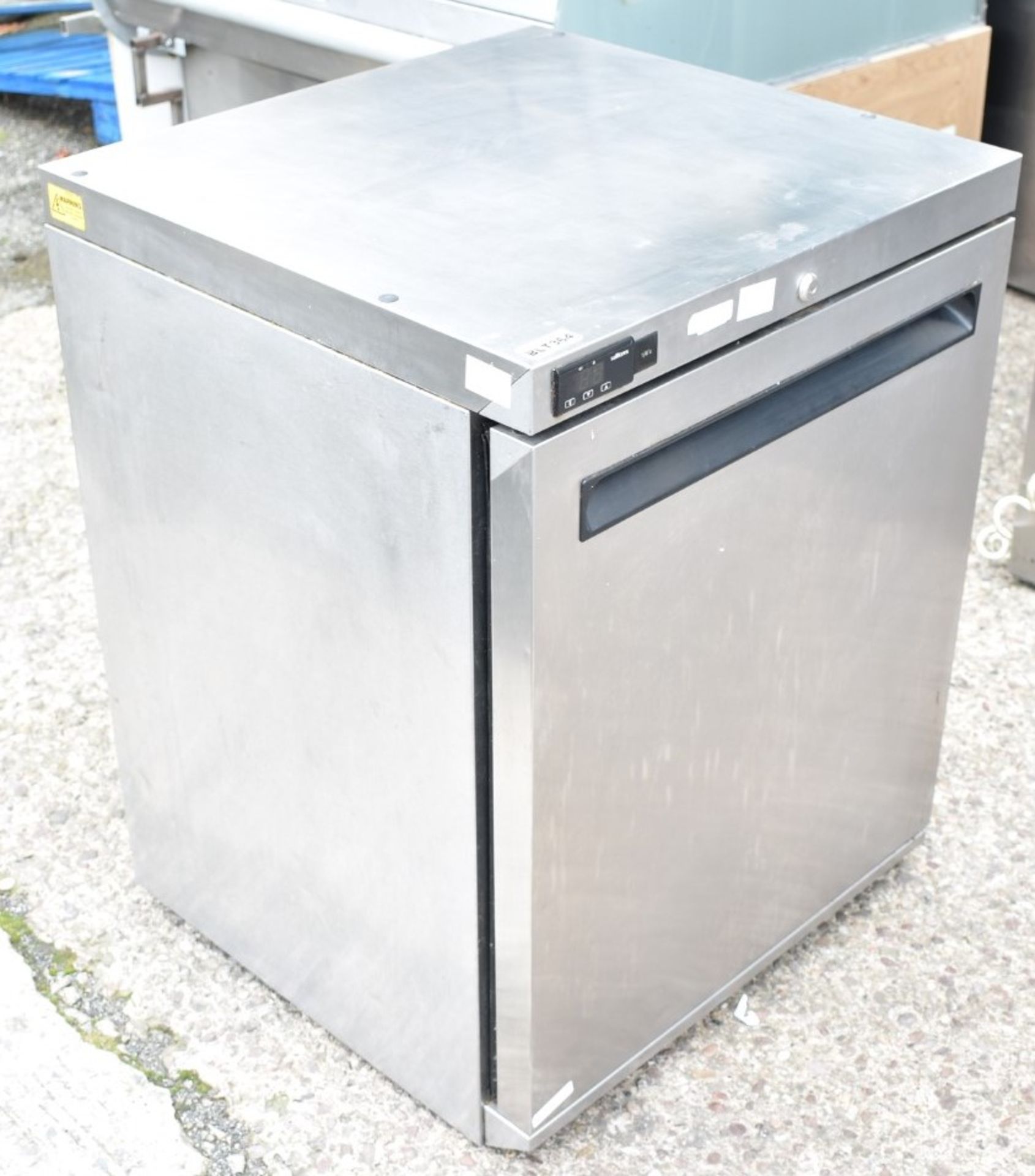 1 x Williams Single Door Under Counter Fridge - H82.5 x W65 x D65 cms - Stainless Steel Exterior - - Image 2 of 5