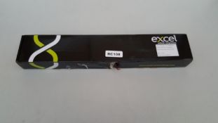 1 x Excel 24 port 1U Unloaded Black Keystone Frame - Ref RC108 - CL011 - Location: Altrincham WA14 <