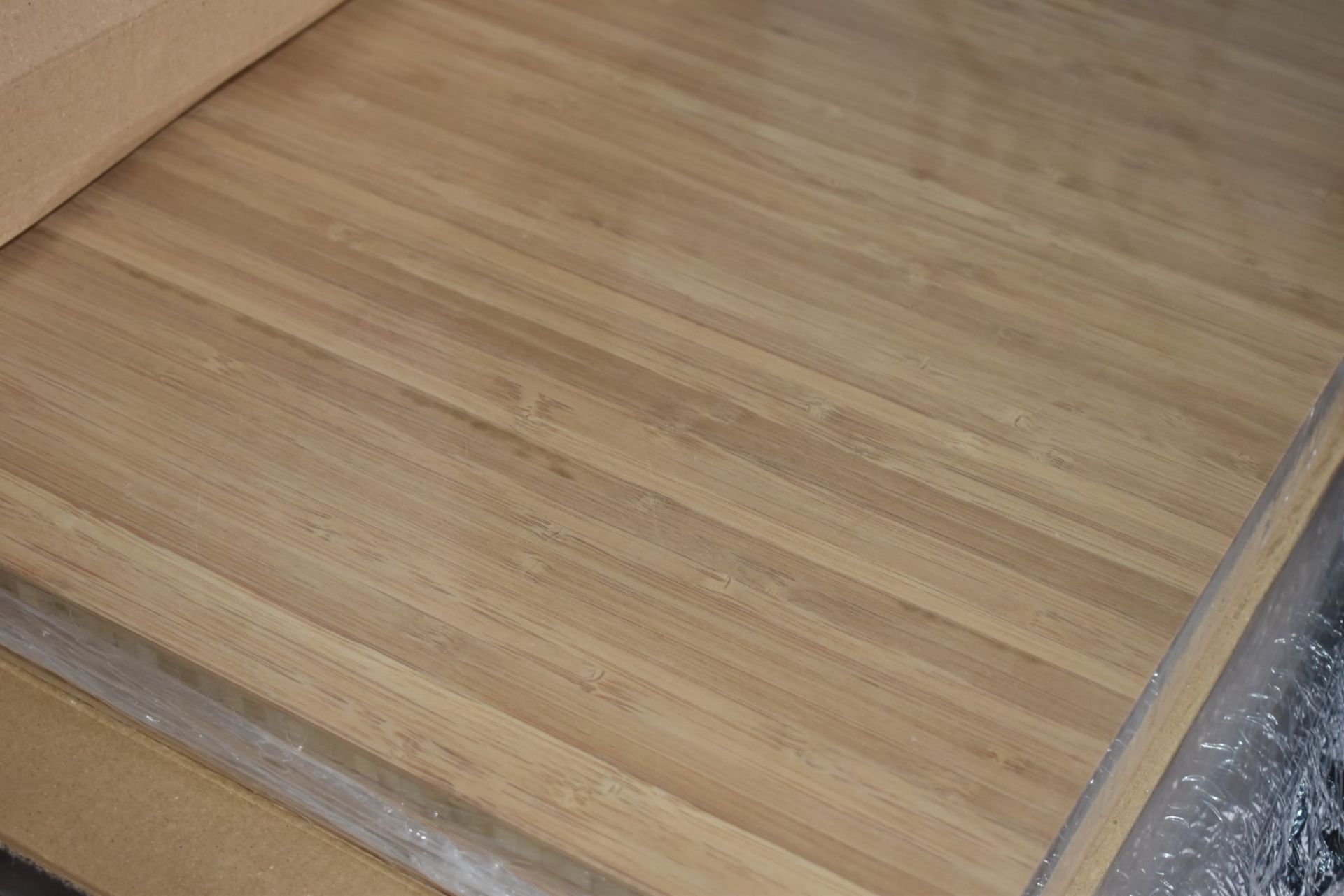 1 x Layered Solid Bamboo Wood Kitchen Worktop - Size: 3000 x 650 x 40mm - Ideal For Kitchens, - Image 6 of 6