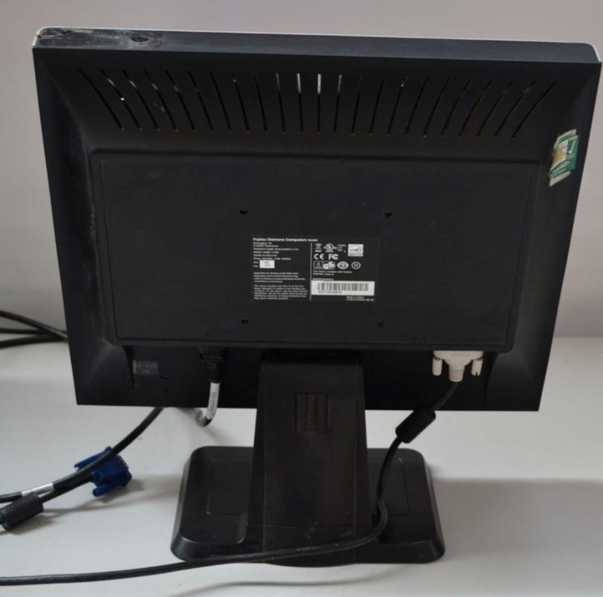 1 x Fujitsu Siemens T17BA 17"LCD PC Monitor - Ref J2265 - CL394 - Location: Altrincham WA14 - HKPal3 - Bild 3 aus 3