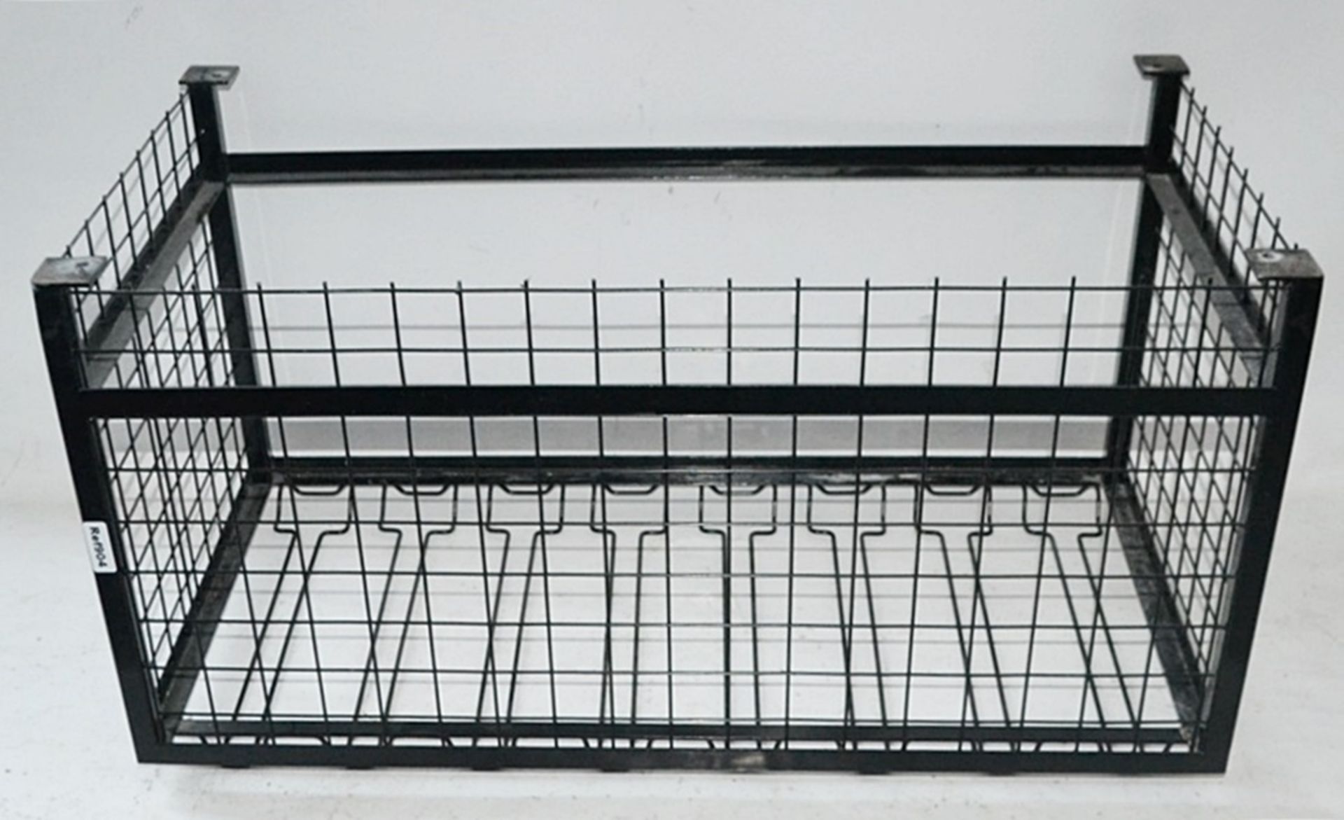 3 x Wine Cages In Black - Dimensions: W98 x 50 x D48cm - Recently Removed From A City Centre Mexican - Image 3 of 3