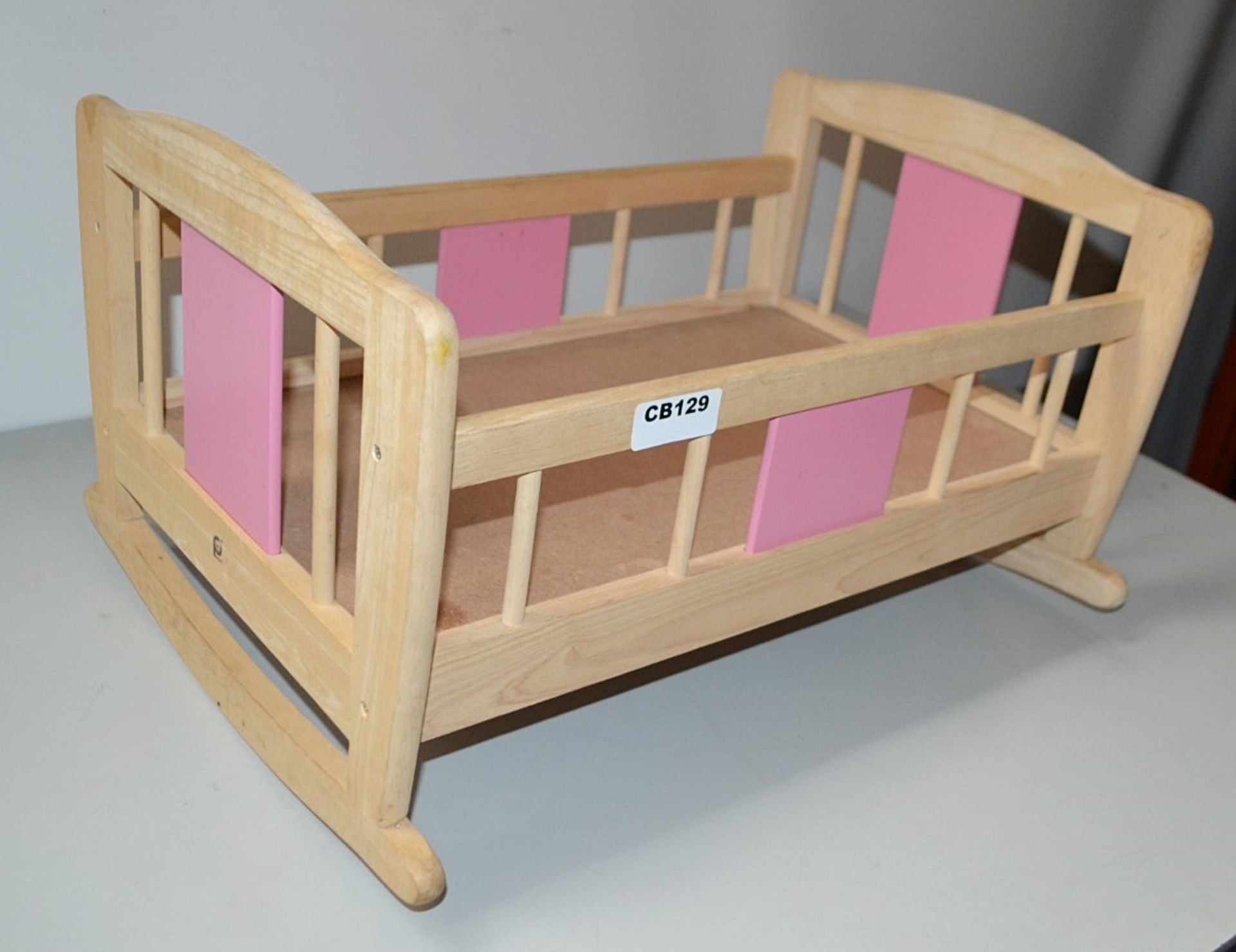 1 x Toy Wooden Doll Cot - Ref: CB129 - CL425 - Location: Altrincham WA14 - Image 2 of 4