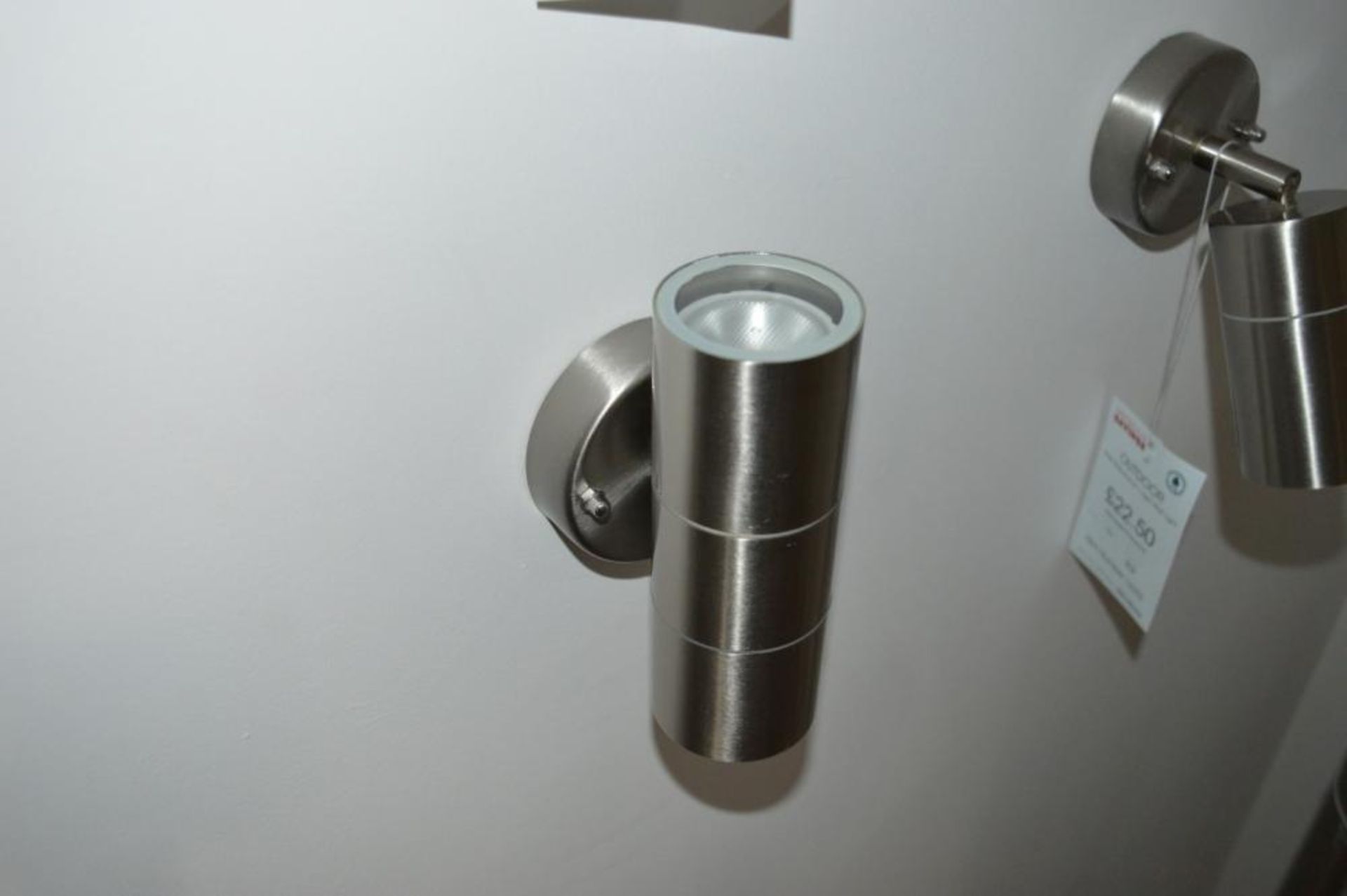 1 x Outdoor Directional Wall Light And A 2 Light Wall Bracket Finished In Stainless Steel - Ex Displ - Image 5 of 6