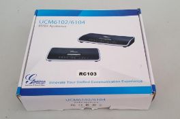 1 x Grandstream UCM6102 IP PBX Appliance - Ref RC103 - CL011 - Location: Altrincham WA14 As