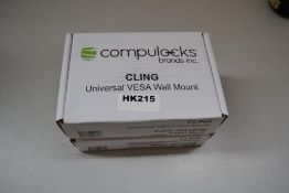 2 x Maclocks UCLGVWMB Cling Universal Security Wall Mount 13" Screen Support New In Box - Ref HK215