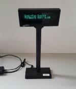 1 x Led Cash Till Customer Display Unit Digipos WD-2030 RRWB - Ref CQ311