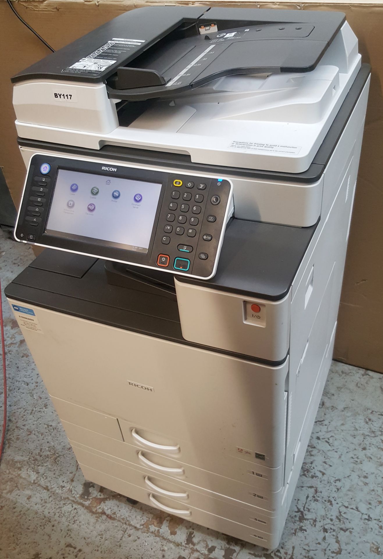 1 x RICOH MP C3003 Color Laser Multifunction Office Printer - Ref BY117 - Image 2 of 7