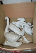 Box Of Assorted Garden Ornaments - Ref: BLT382 - CL011 - Location: WA14 - Total RRP £307.91